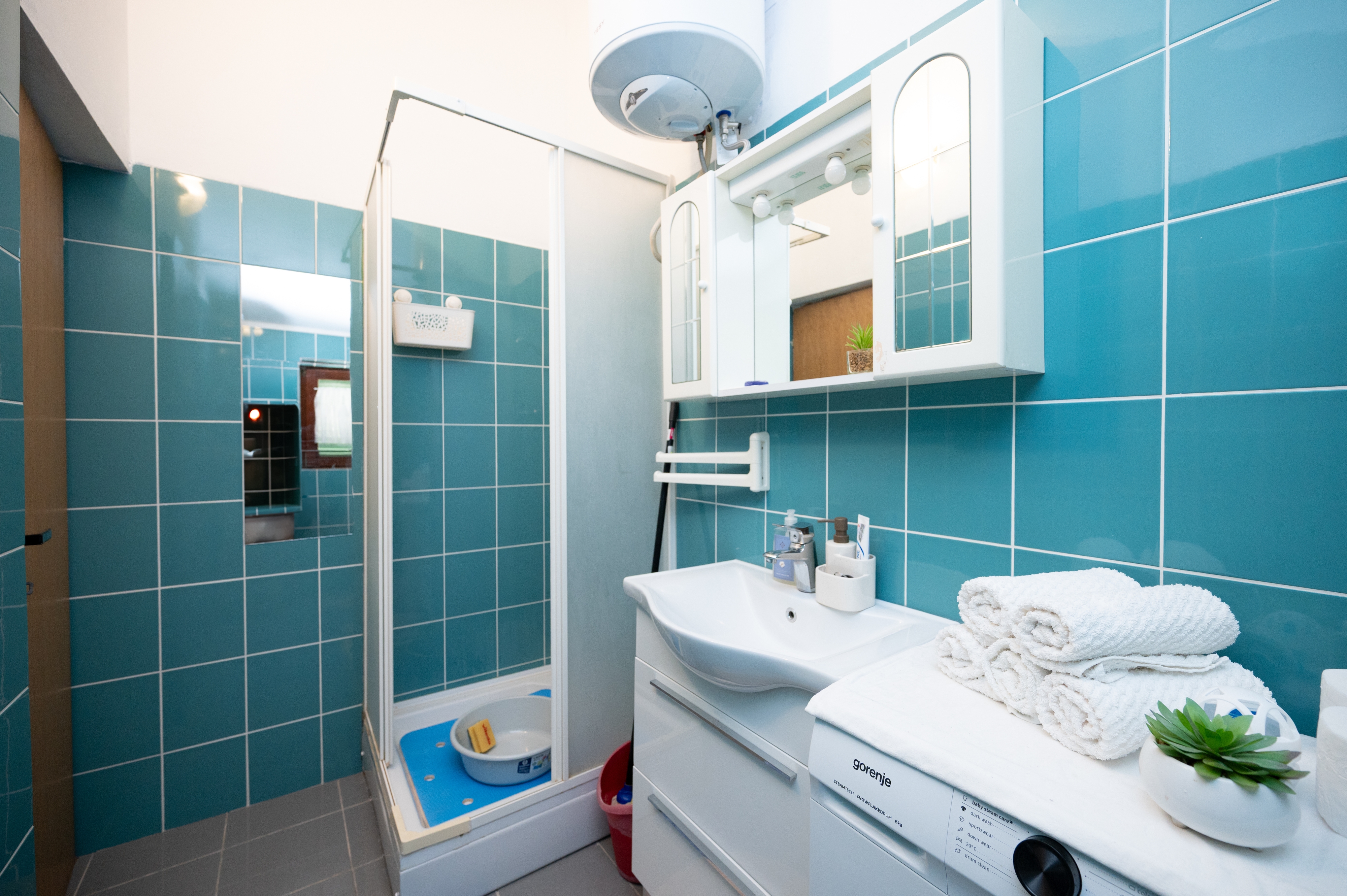Two bedroom apartment with terrace Mandre, Pag  A-a