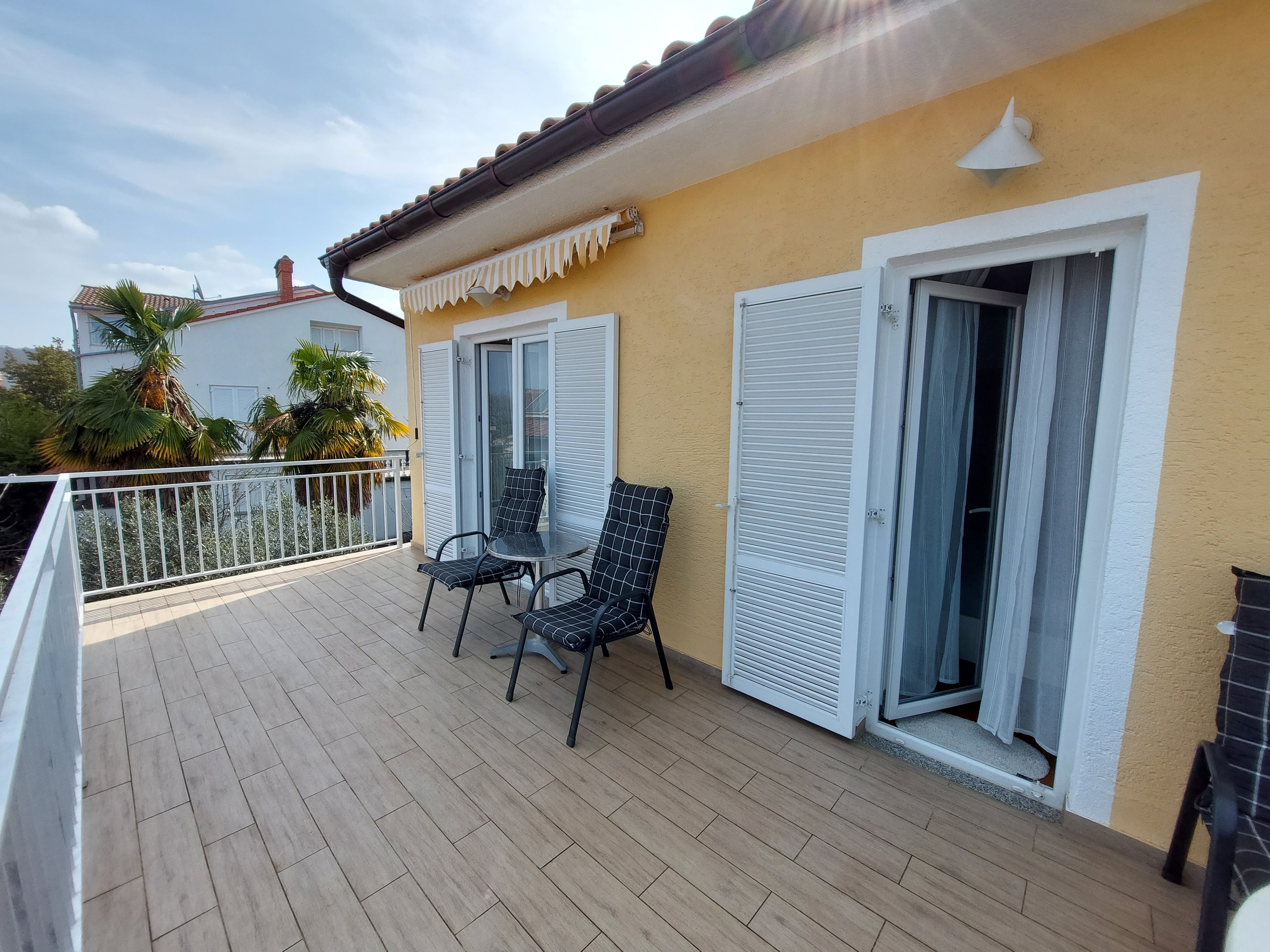 Two bedroom apartment with terrace Malinska, Krk  A-a