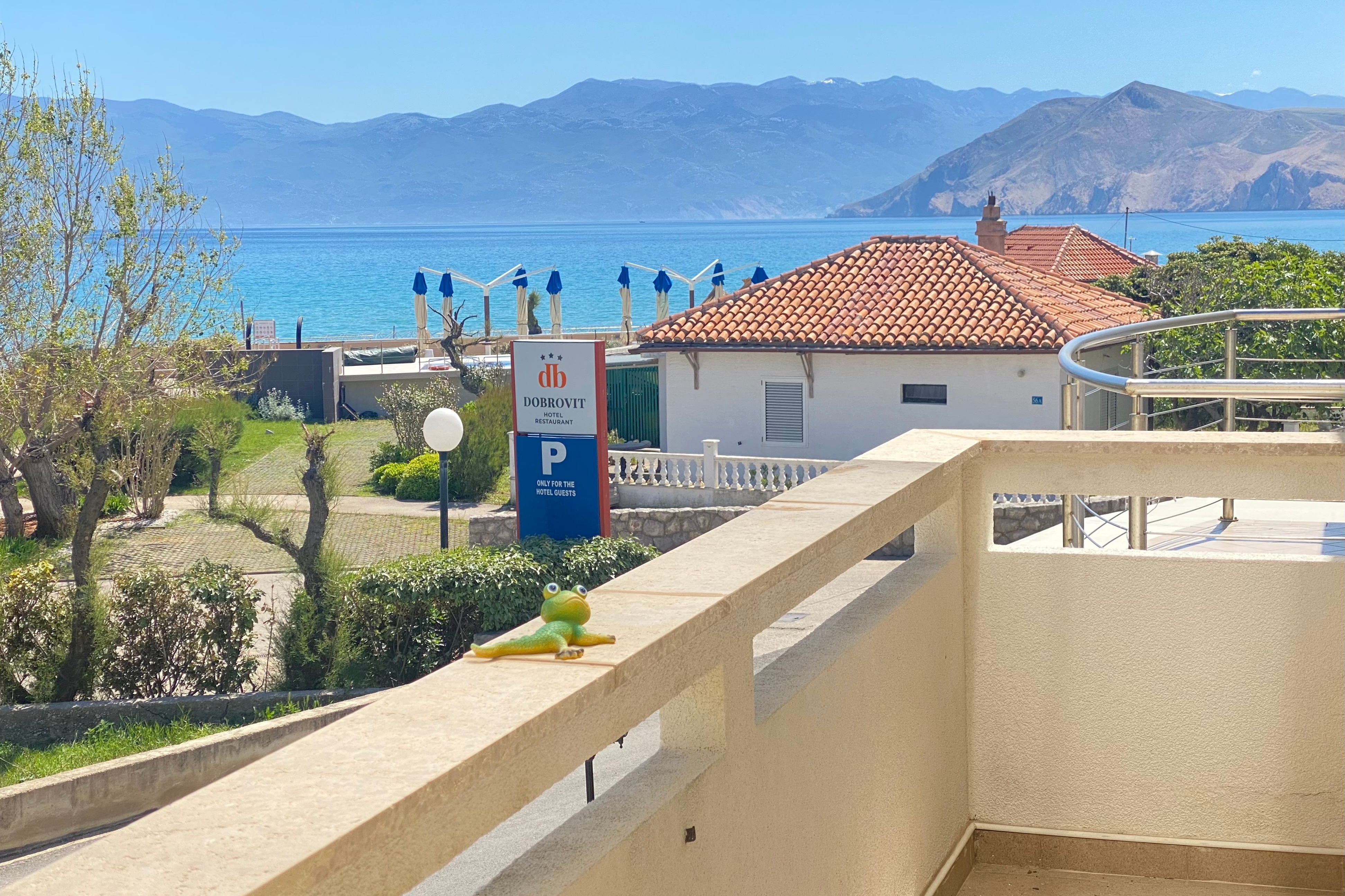 Studio flat with balcony Baška, Krk  AS-a