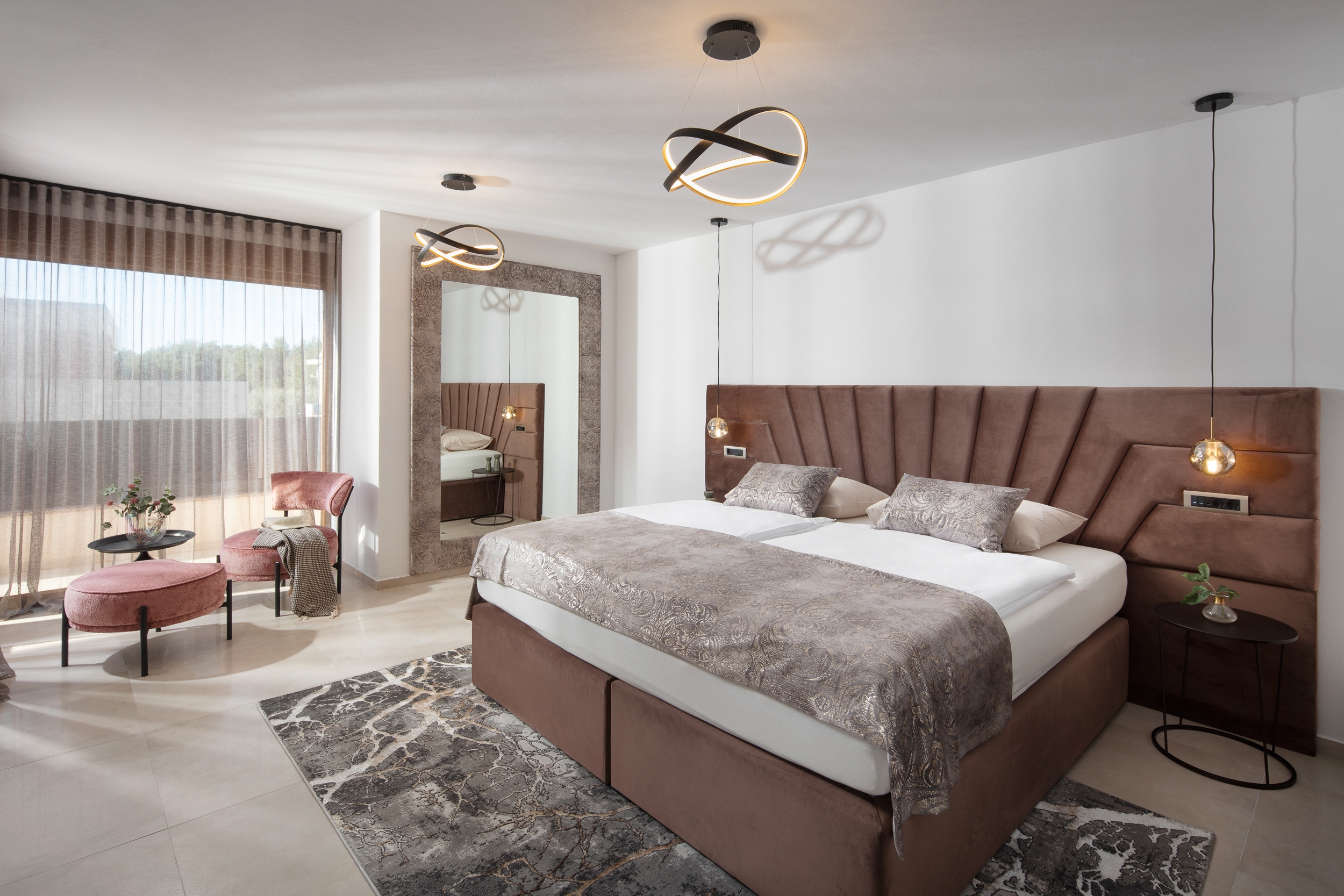 Comfortable and spacious house with terrace and sea view Vir  K