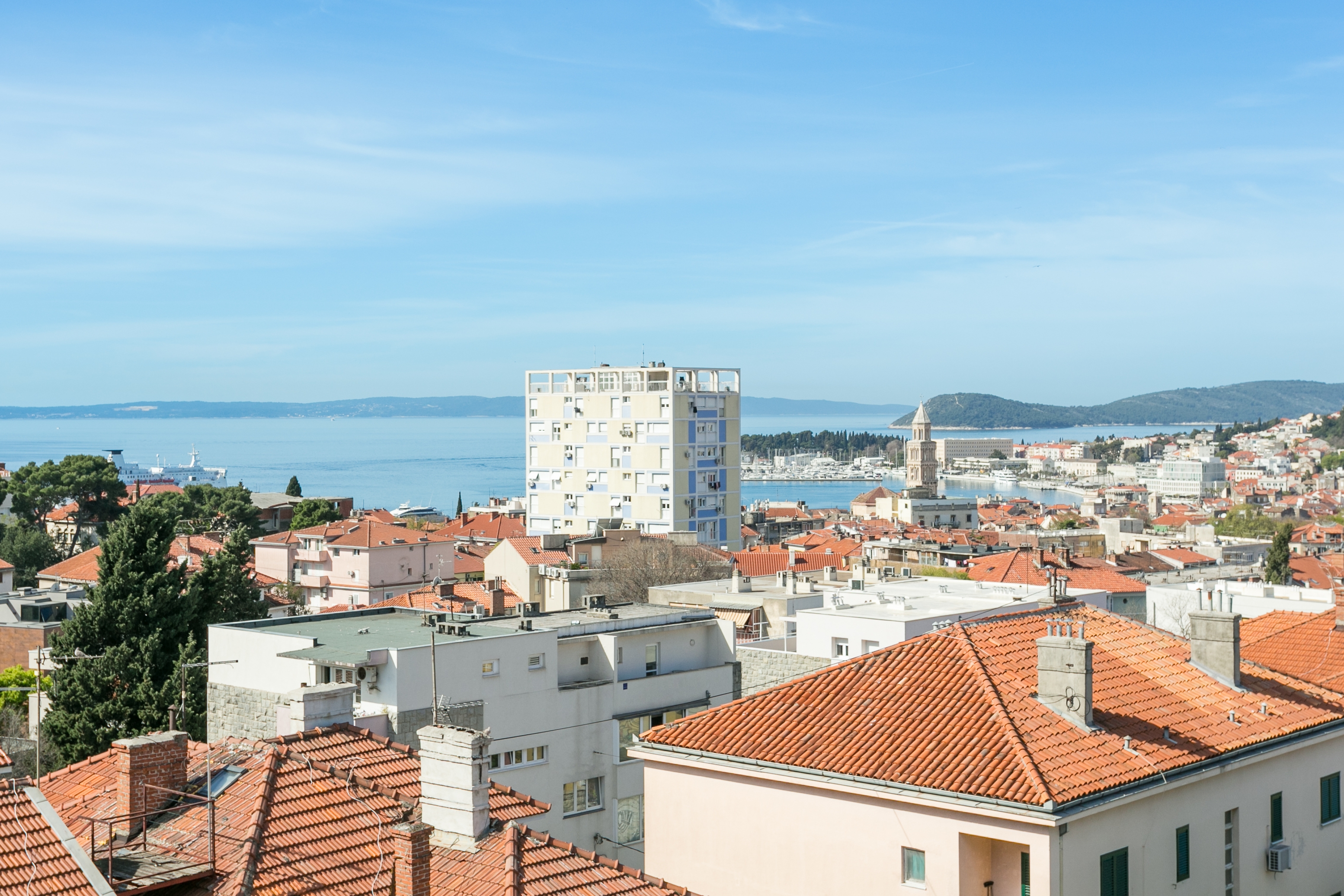 Two bedroom apartment with balcony and sea view Split  A-a