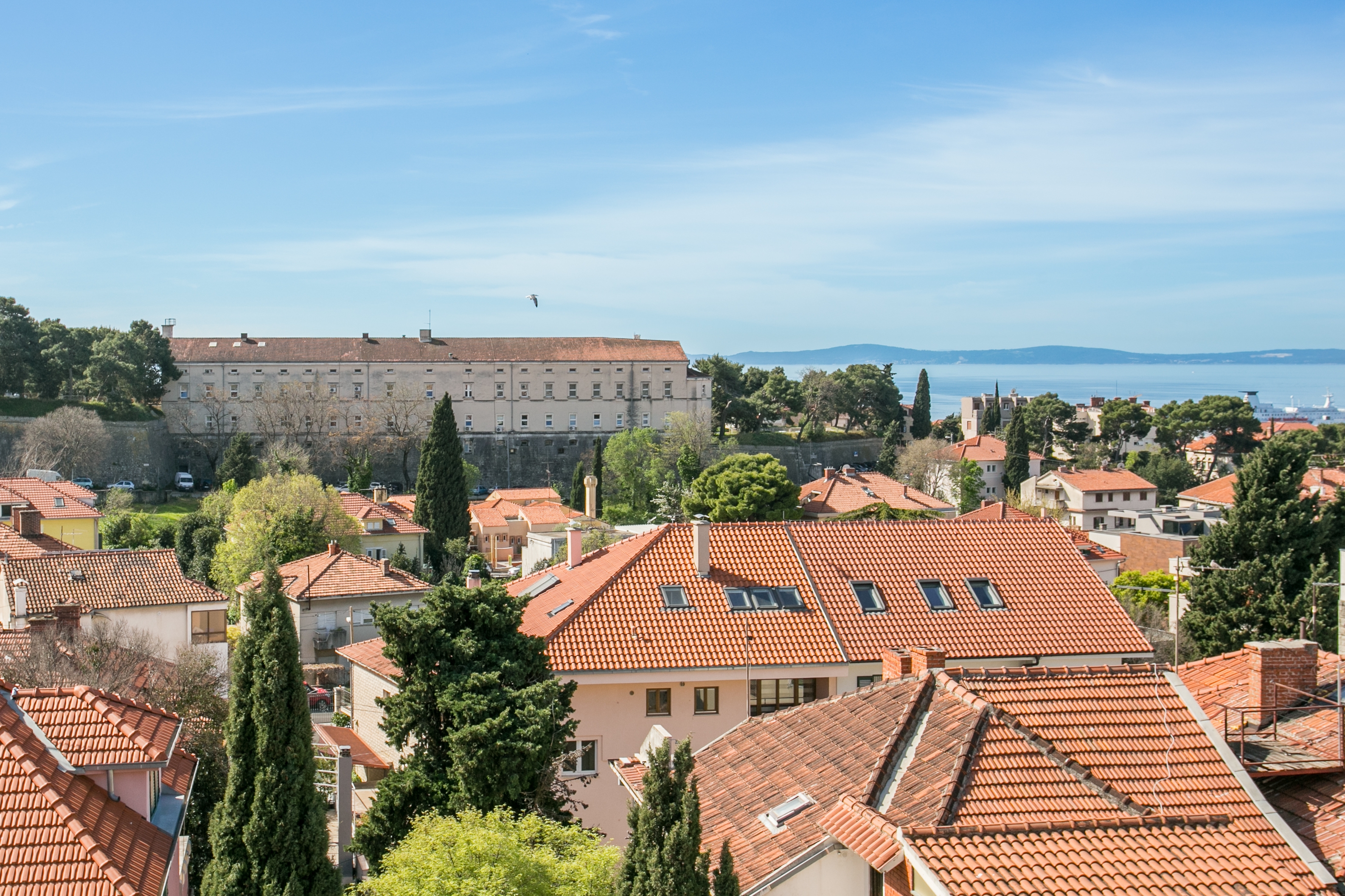 Two bedroom apartment with balcony and sea view Split  A-a