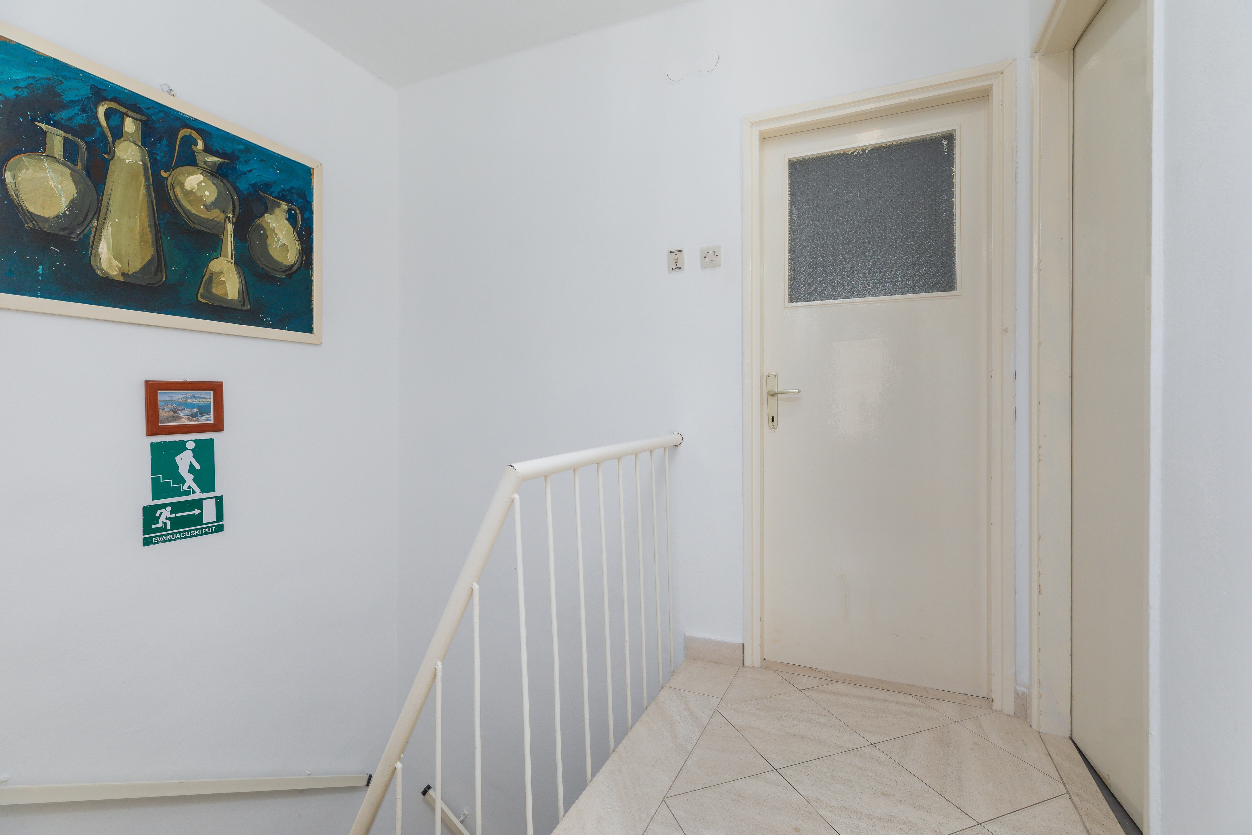 Two bedroom apartment with balcony and sea view Brela, Makarska  A-b