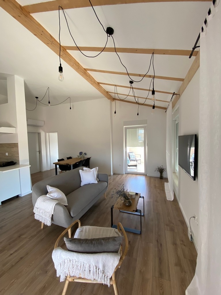 Two bedroom apartment with balcony and sea view Punat, Krk  A-a