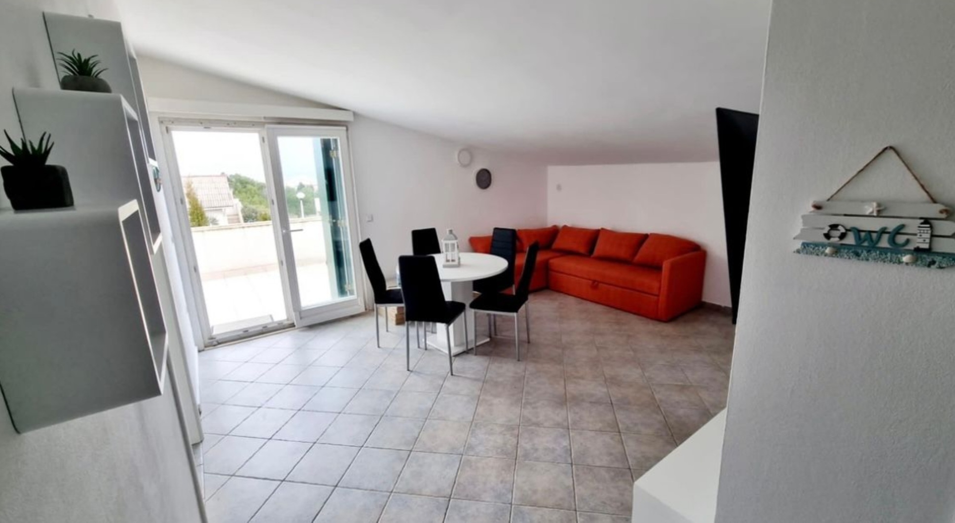 Two bedroom apartment with terrace and sea view Vir  A-a