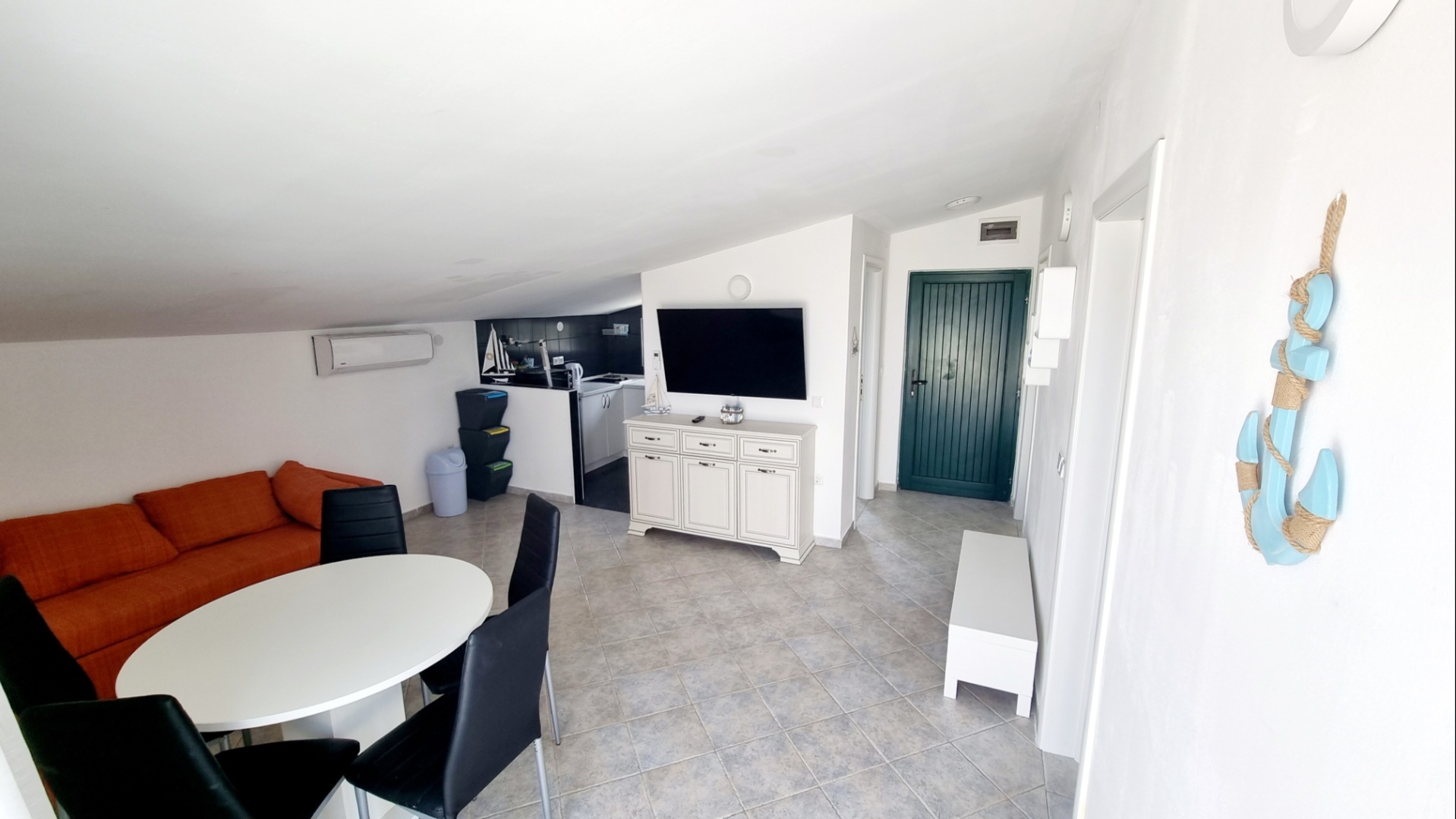 Two bedroom apartment with terrace and sea view Vir  A-a