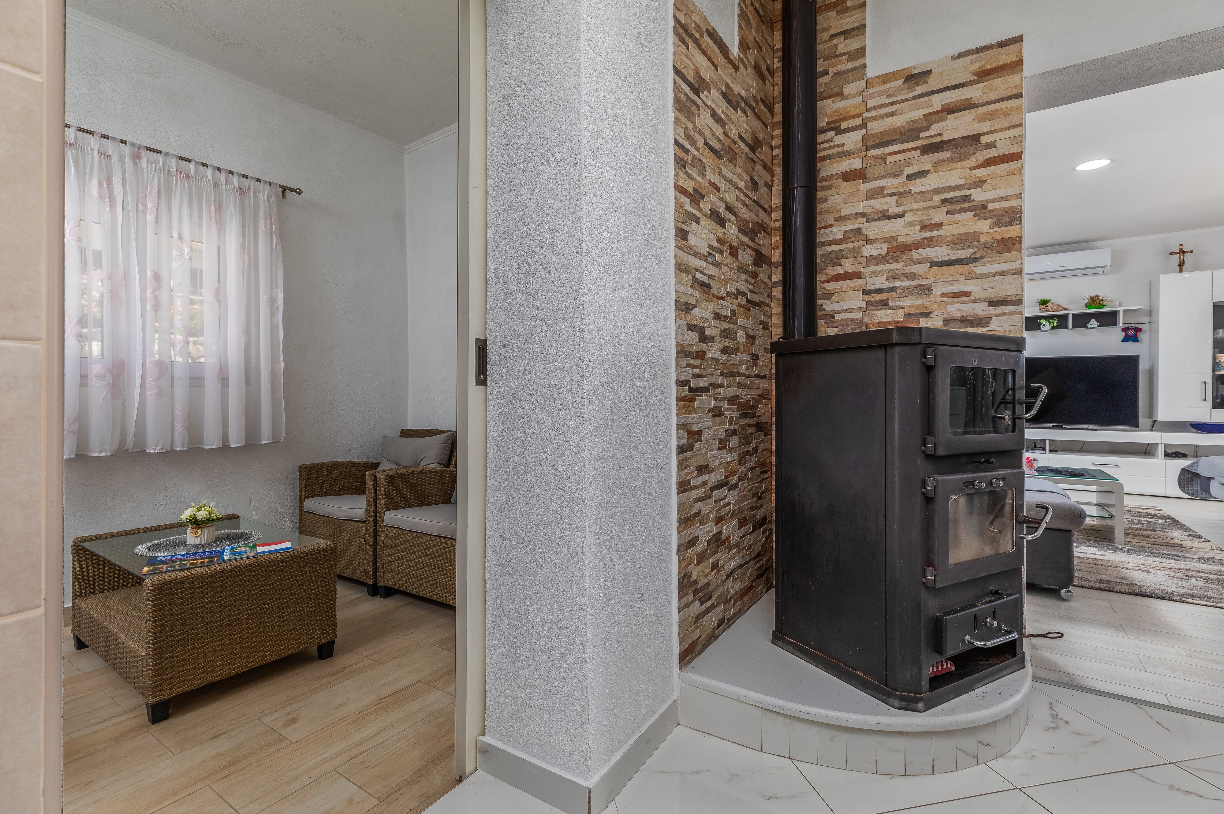 Three bedroom apartment with terrace and sea view Makarska  A-a