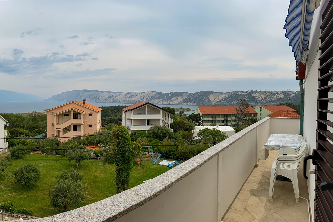 Two bedroom apartment with balcony Lopar, Rab  A-b