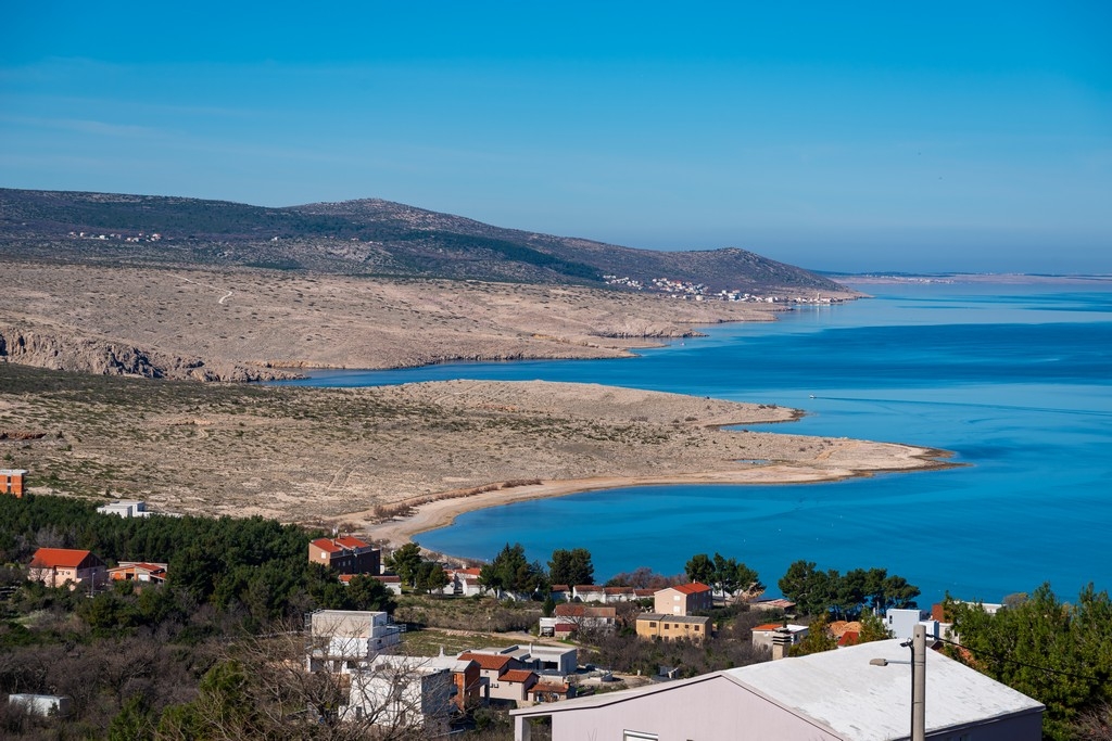 Three bedroom apartment with terrace and sea view Rovanjska, Paklenica  A-a