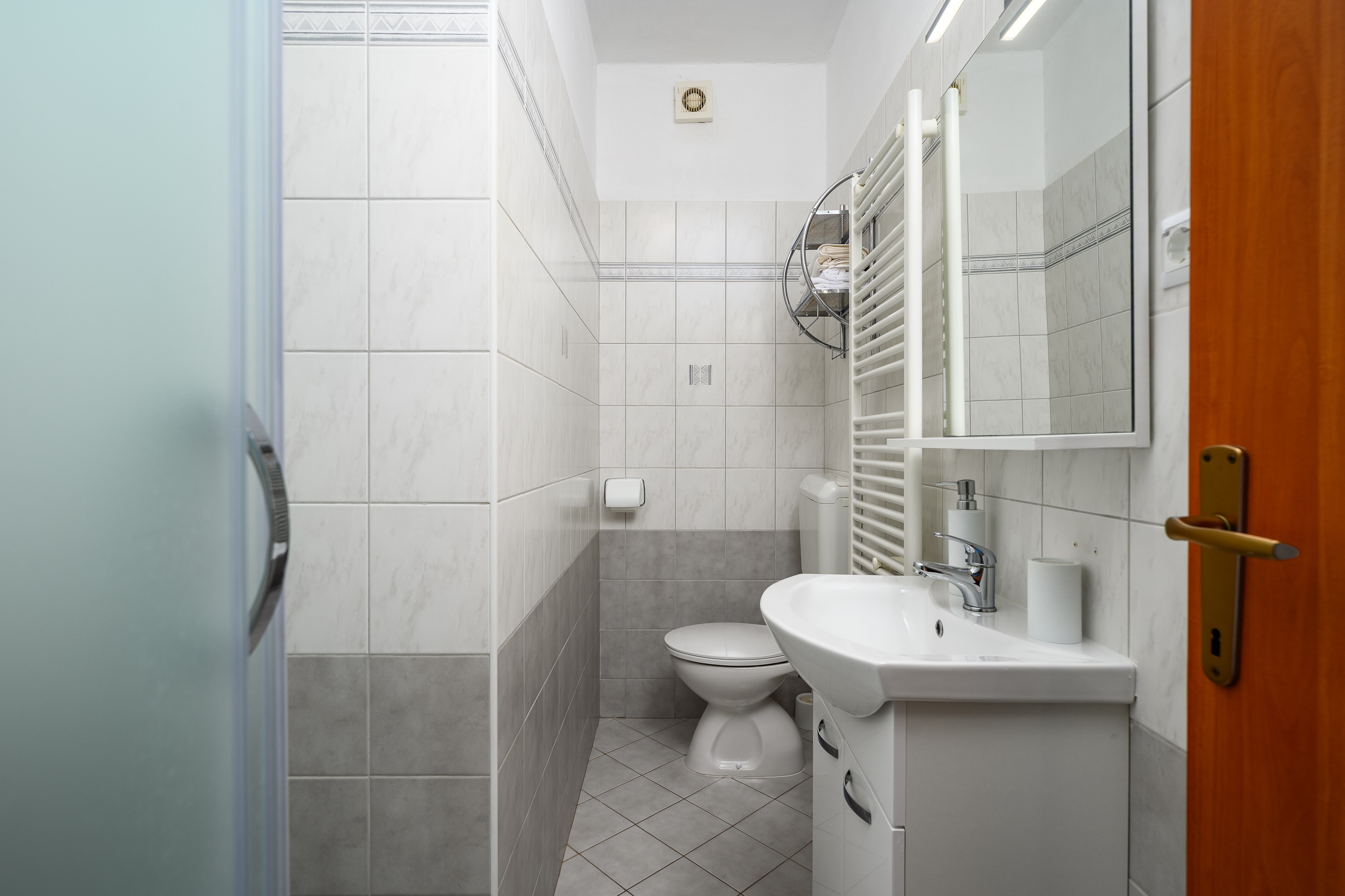 Two bedroom apartment with balcony and sea view Drenje, Labin  A-a