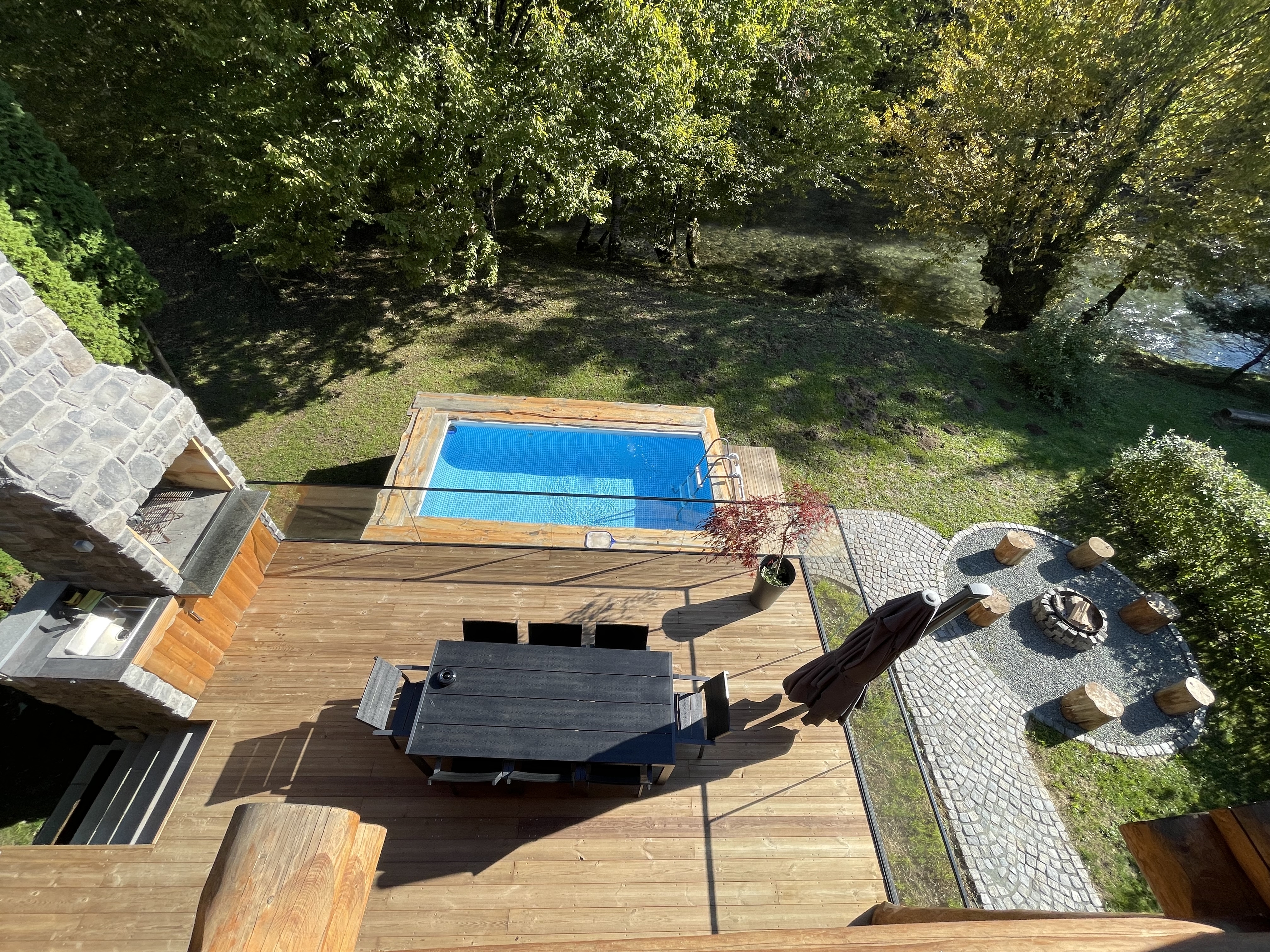 Three bedroom house with terrace Brod na Kupi, Gorski kotar  K