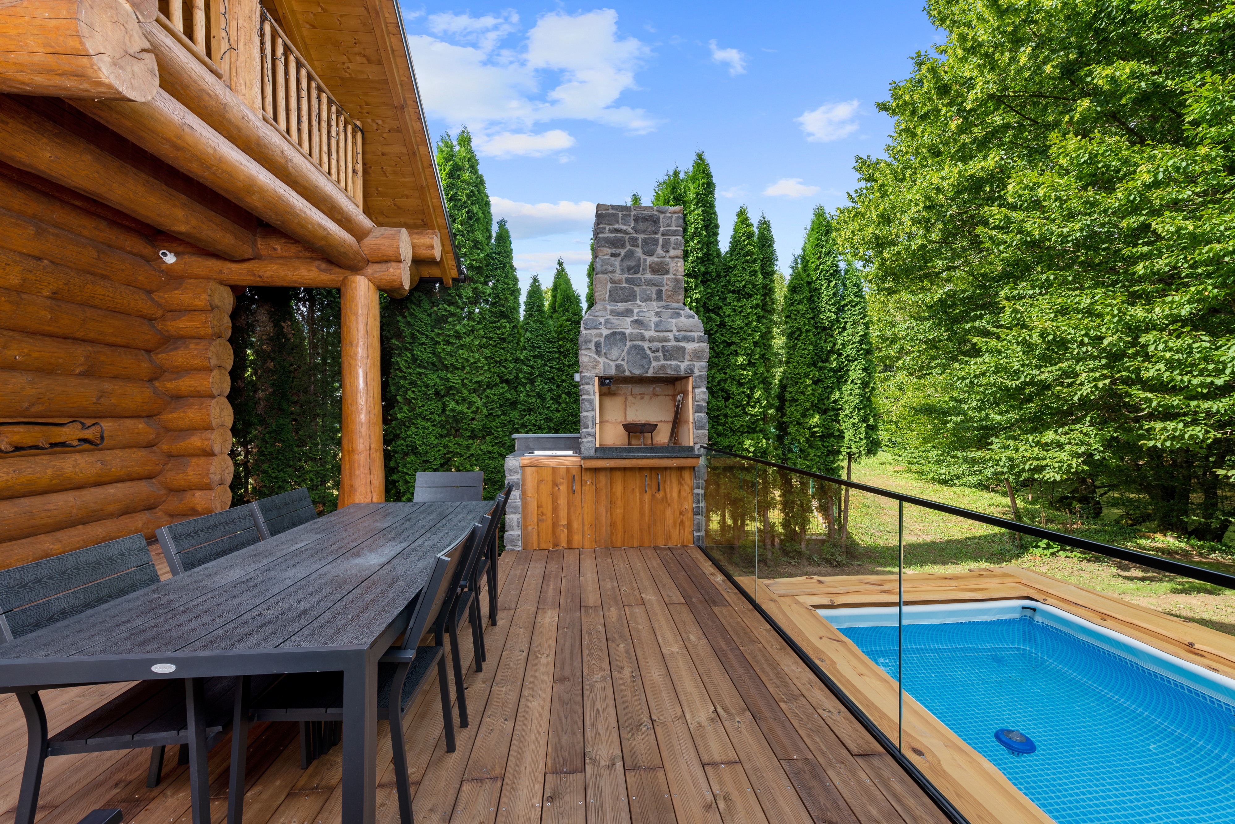 Three bedroom house with terrace Brod na Kupi, Gorski kotar  K