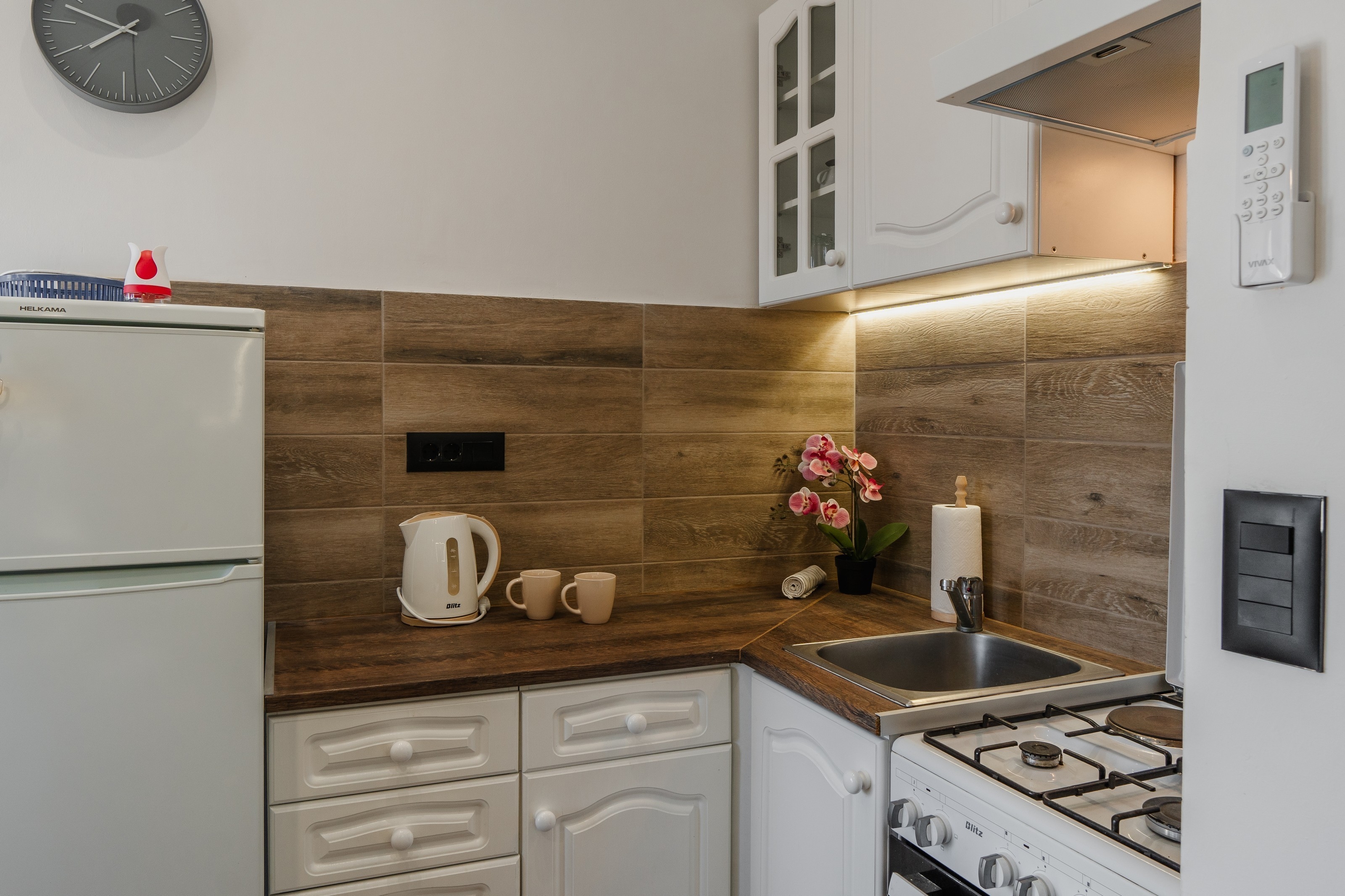 Studio flat with balcony Vir  AS-b