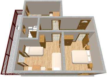Plan Ičići, Plan in the apartment, dopusteni kucni ljubimci.