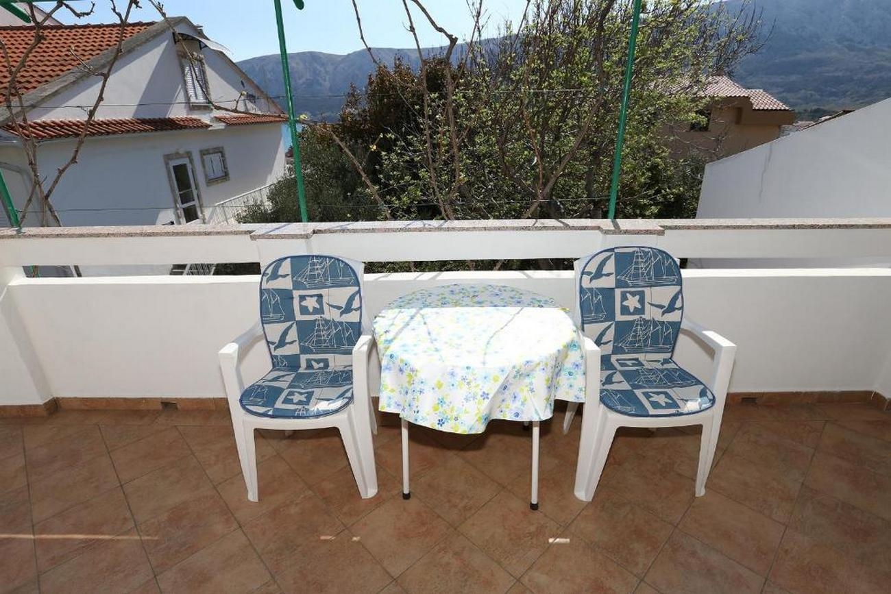 Two bedroom apartment with balcony Baška, Krk  A-a