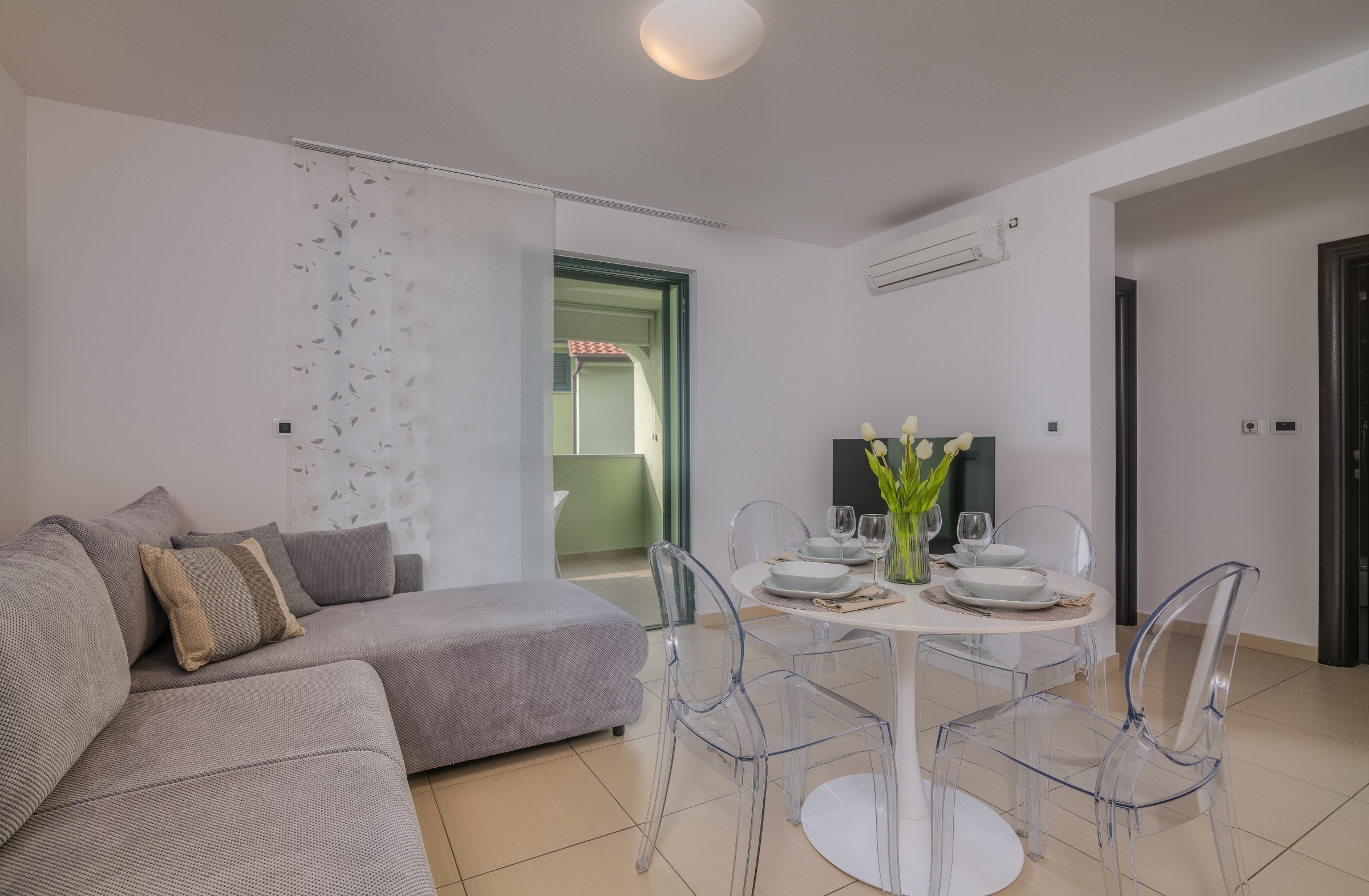 Two bedroom apartment with balcony Turčić, Krk (A-23084-b)
