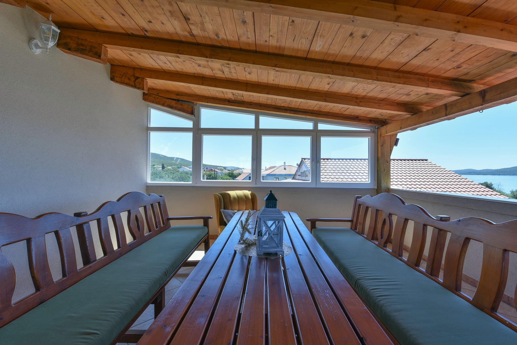 One bedroom apartment with terrace and sea view Sveti Petar, Biograd  A-a