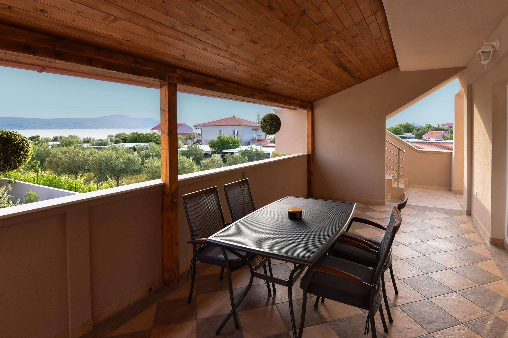 One bedroom apartment with terrace and sea view Sveti Petar, Biograd  A-c