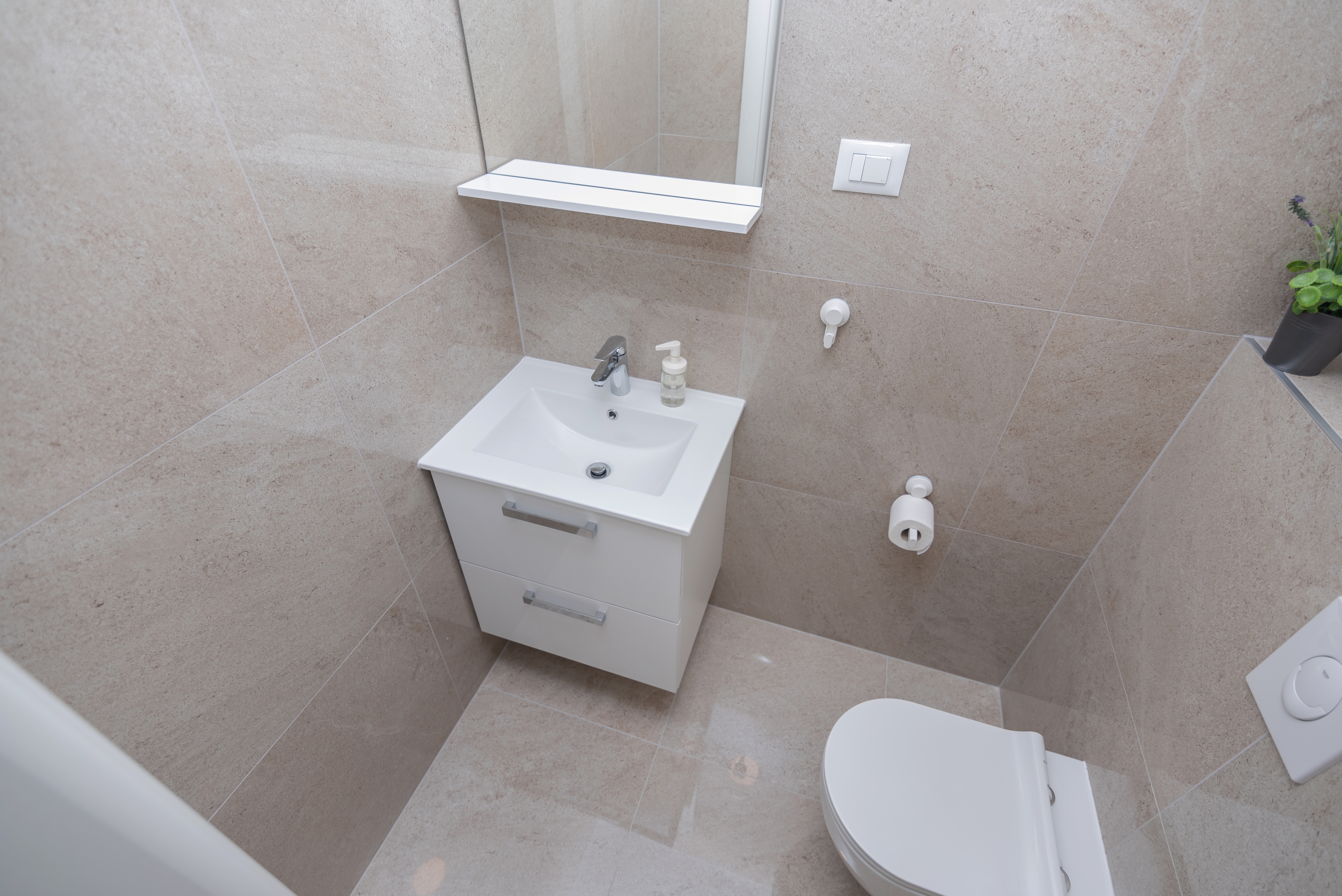 Two bedroom apartment with terrace and sea view Podstrana, Split  A-b