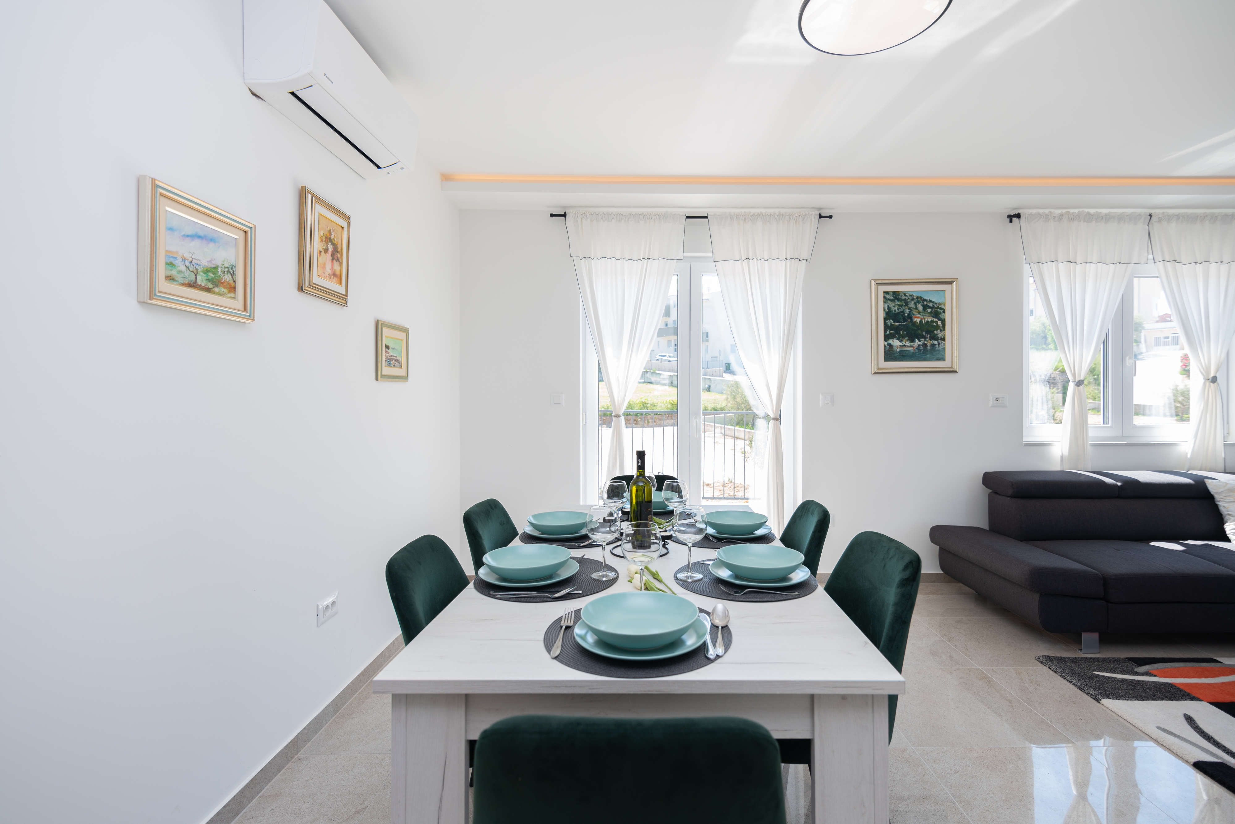 Two bedroom apartment with terrace and sea view Podstrana, Split  A-b