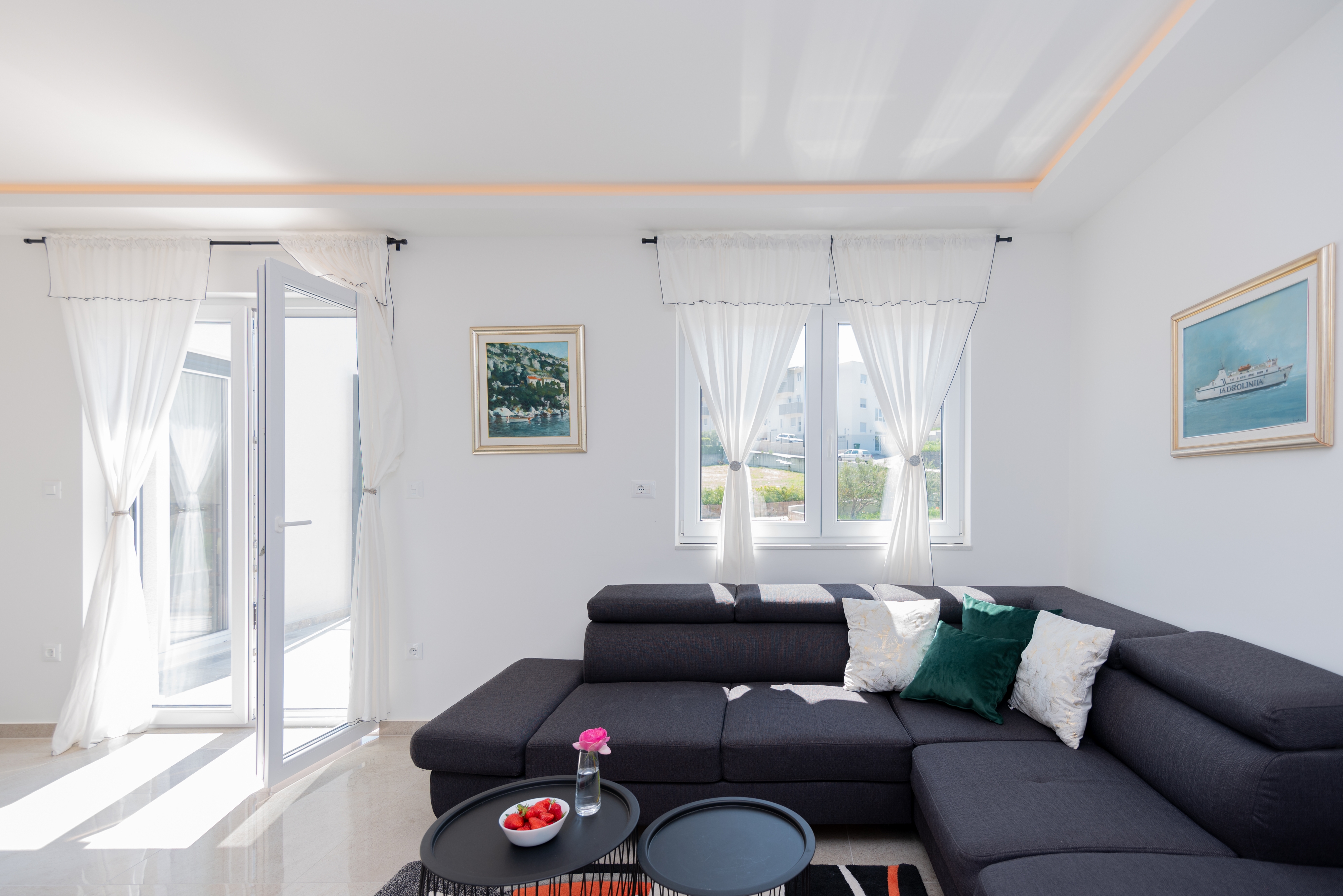 Two bedroom apartment with terrace and sea view Podstrana, Split  A-b