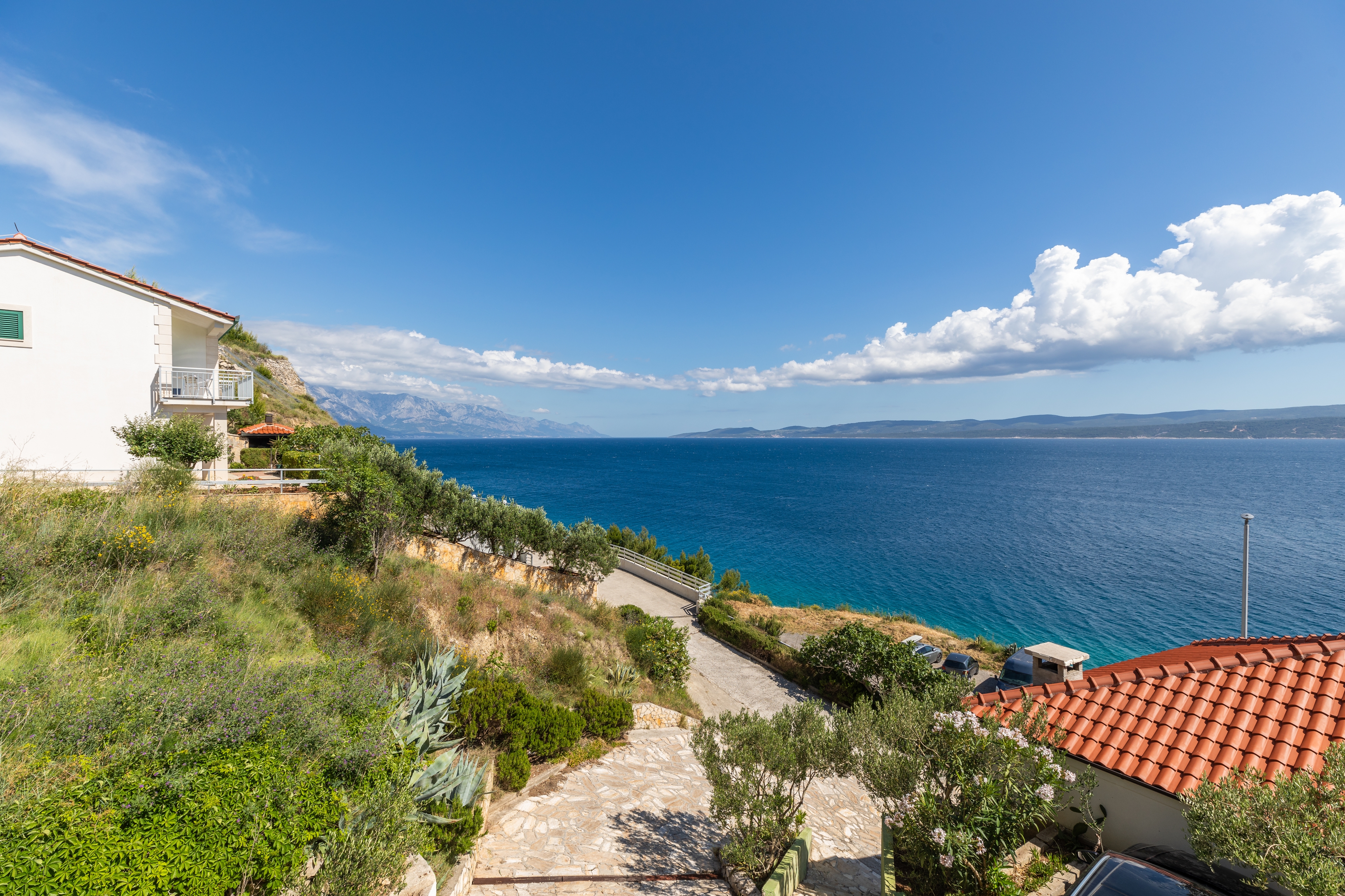 One bedroom apartment with balcony and sea view Lokva Rogoznica, Omiš  A-a