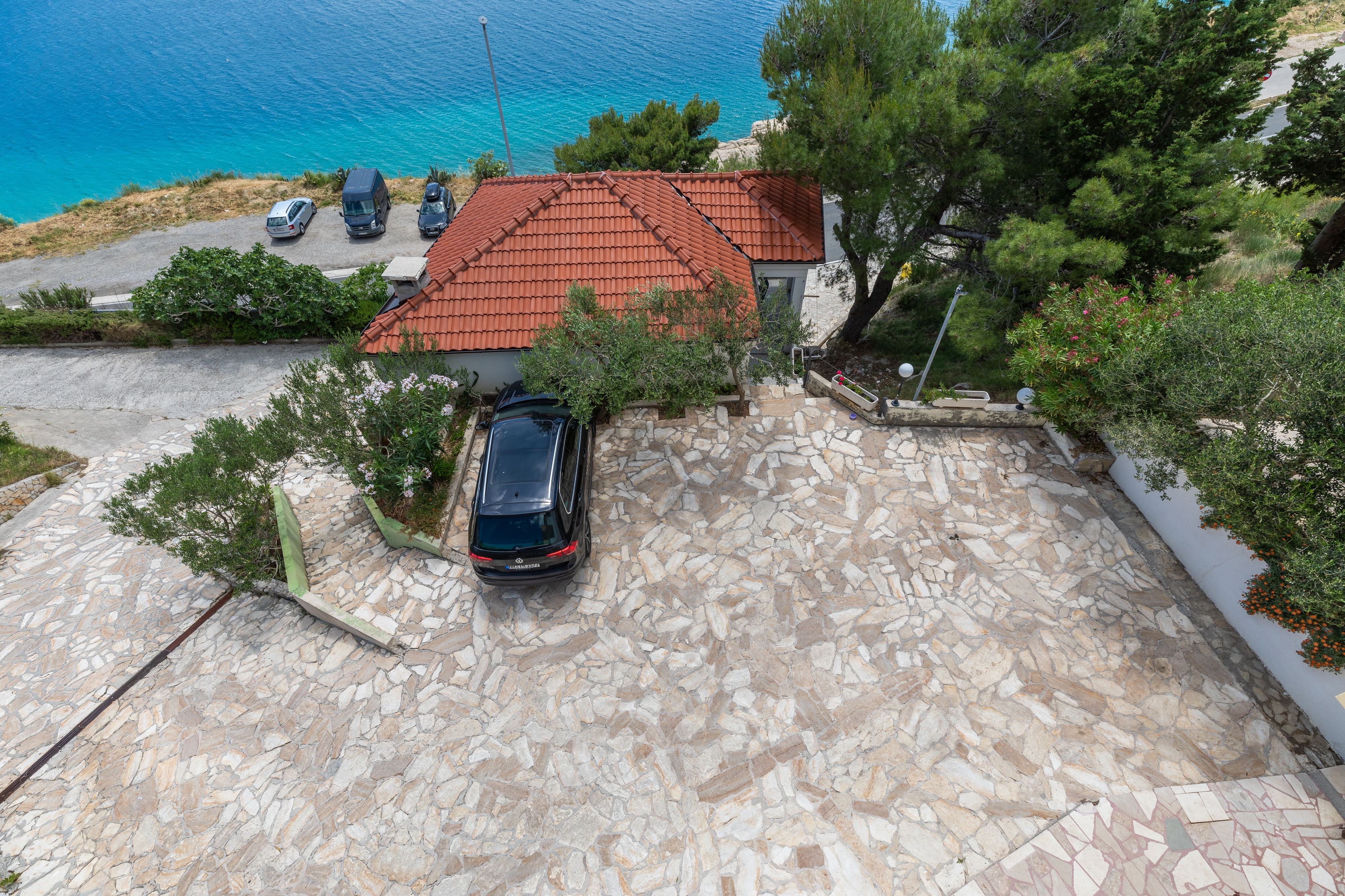 One bedroom apartment with balcony and sea view Lokva Rogoznica, Omiš  A-b
