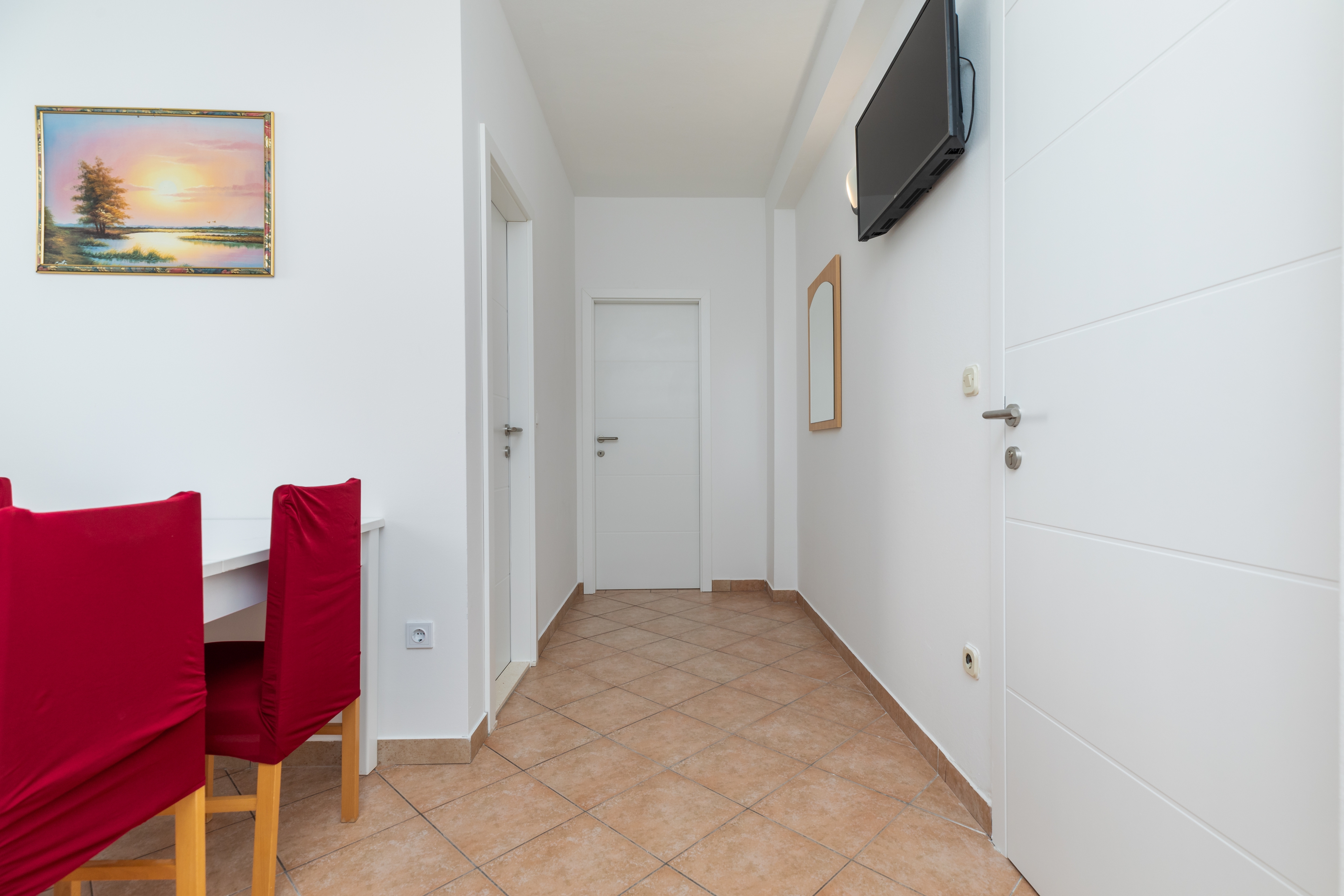 Two bedroom apartment with balcony and sea view Lokva Rogoznica, Omiš  A-d