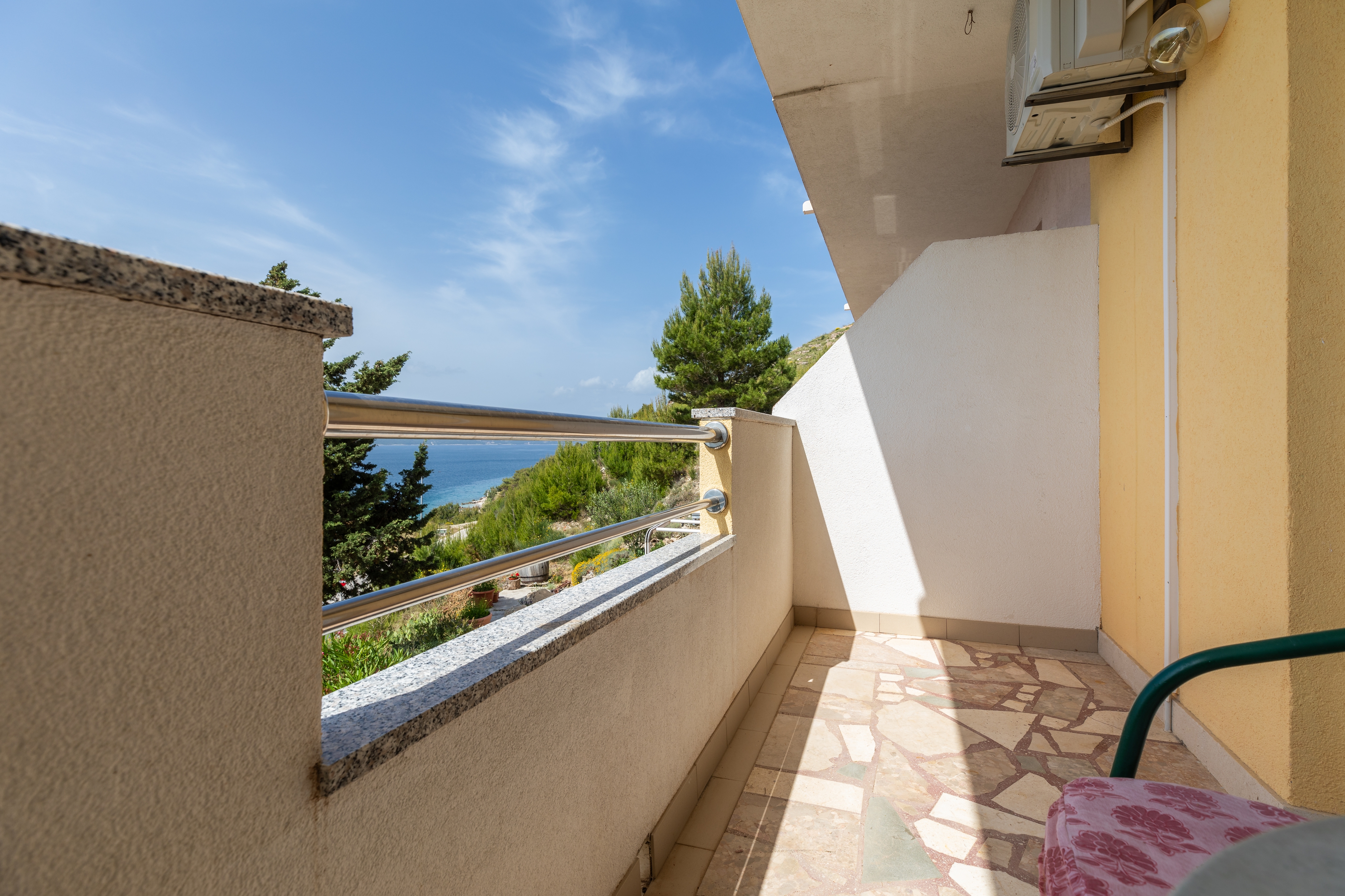 Studio flat with balcony and sea view Lokva Rogoznica, Omiš  AS-a
