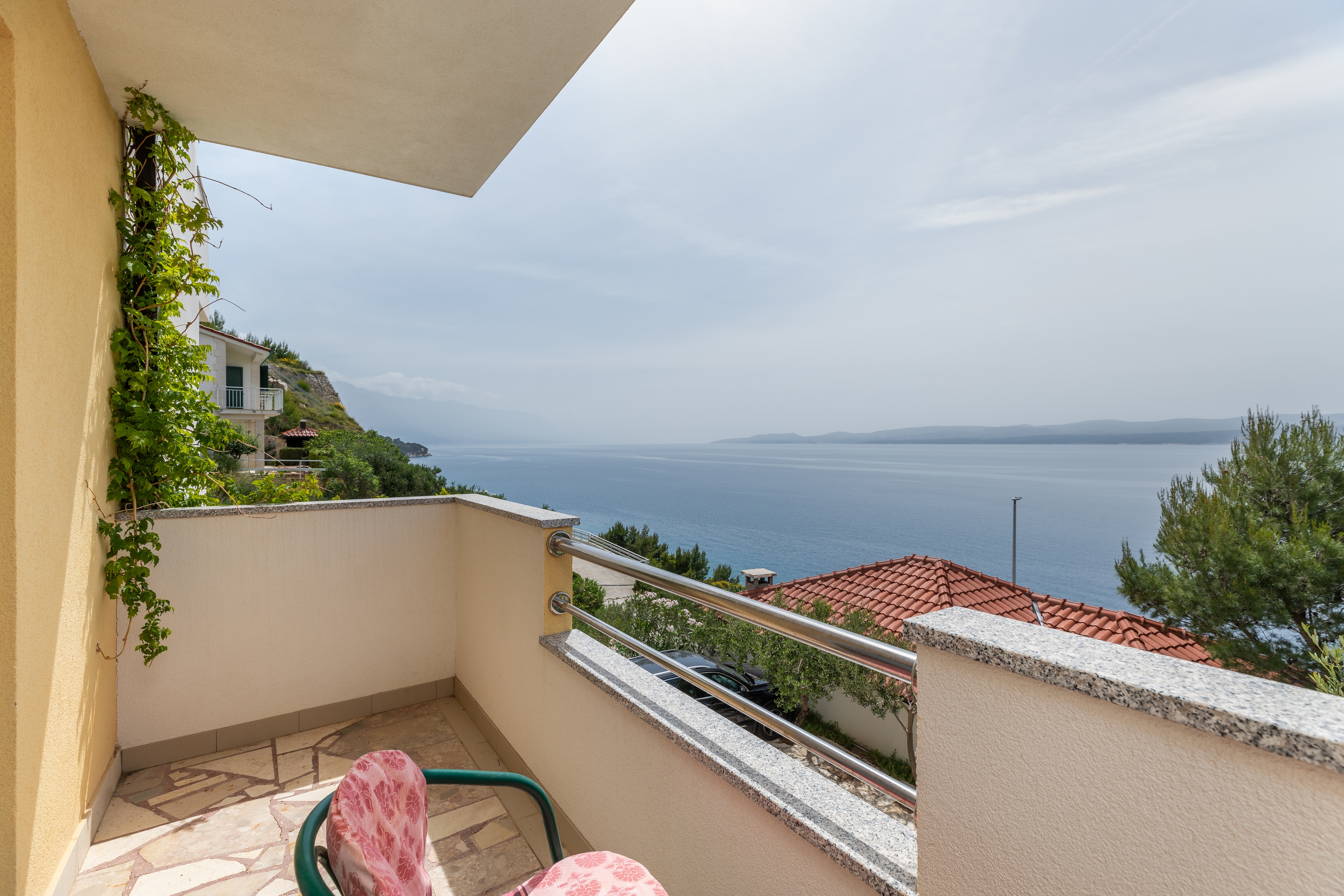 Studio flat with balcony and sea view Lokva Rogoznica, Omiš  AS-c