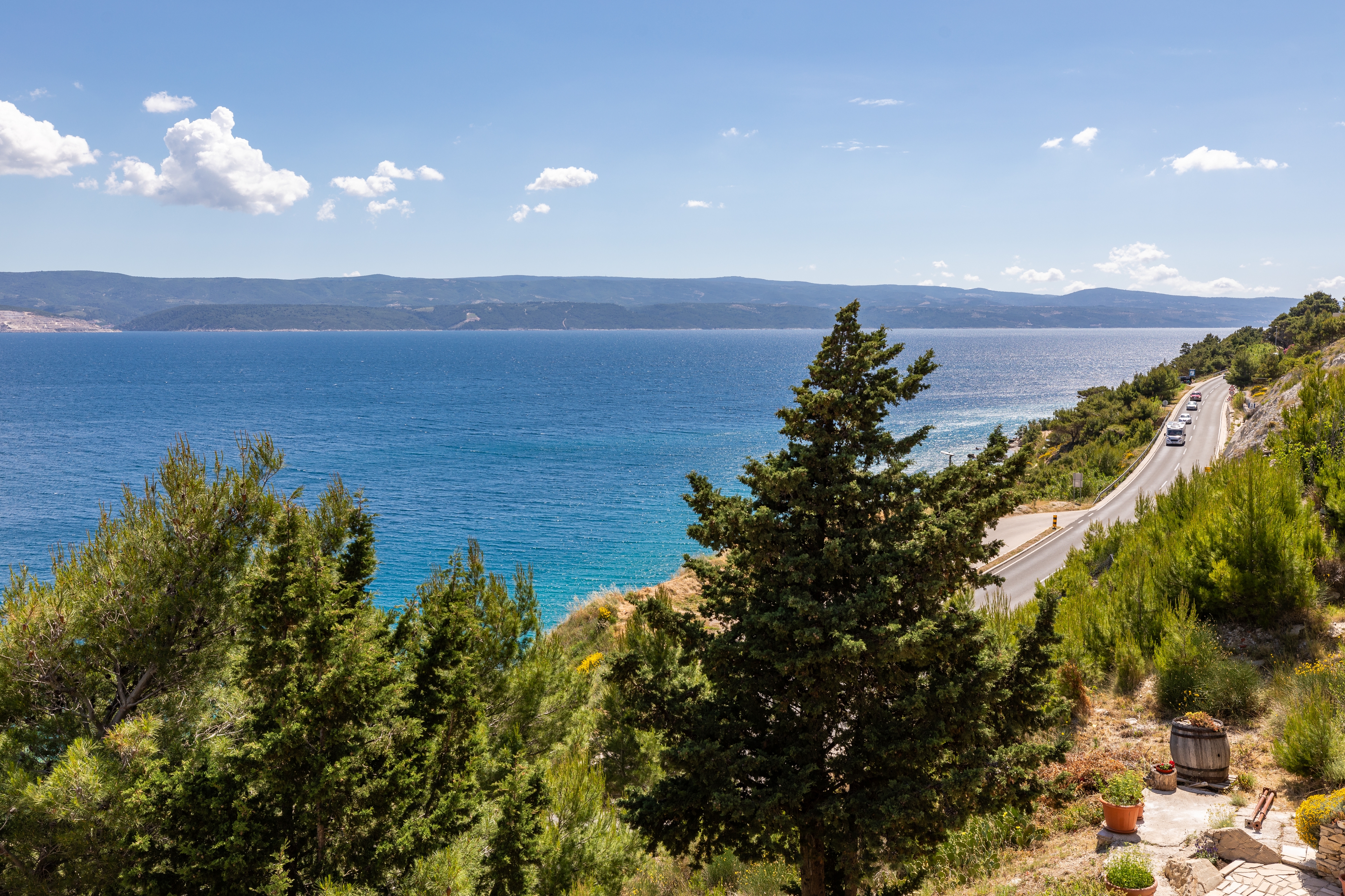 Studio flat with balcony and sea view Lokva Rogoznica, Omiš  AS-d
