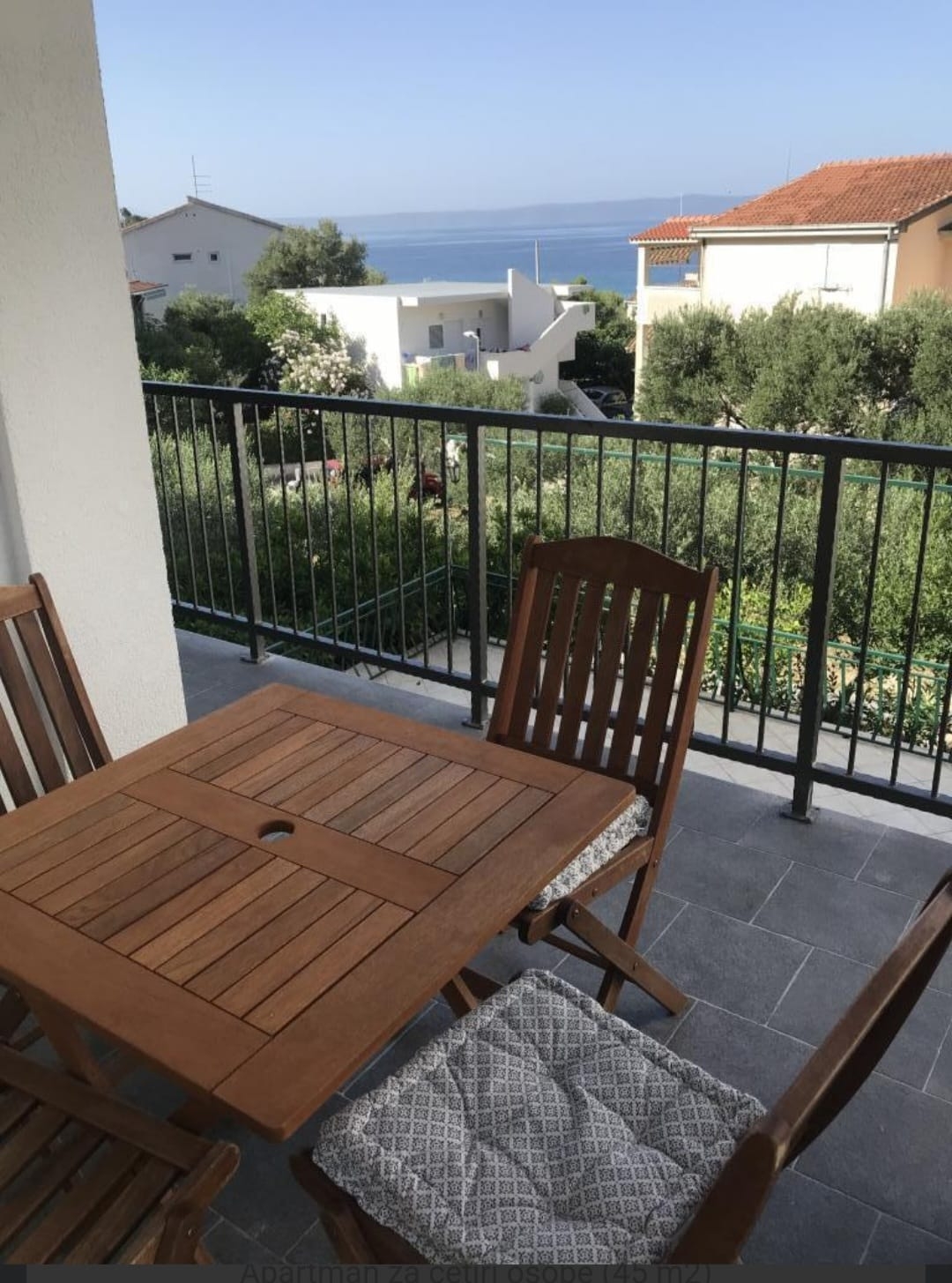 Studio flat with balcony and sea view Tučepi, Makarska  AS-a