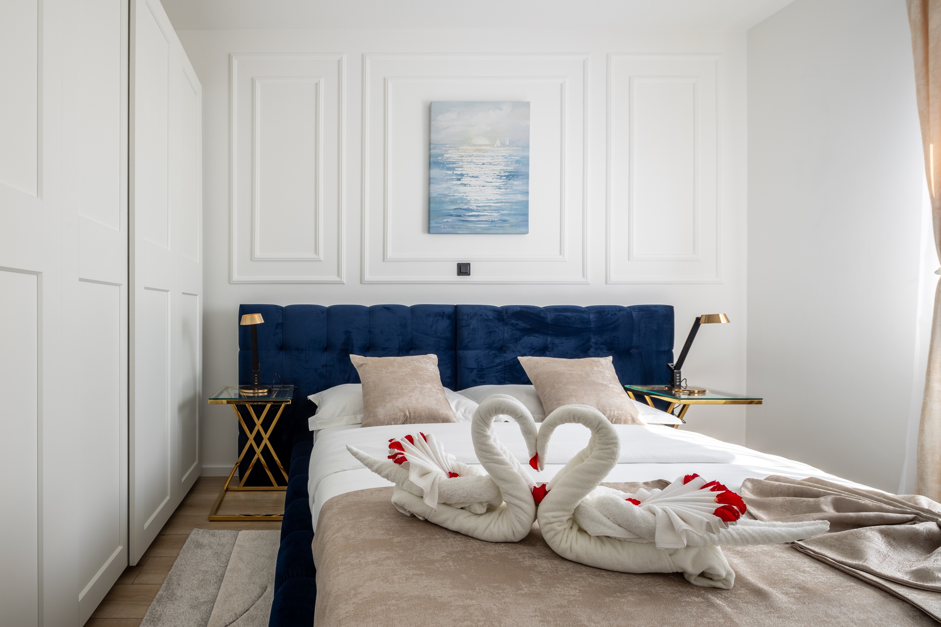 Two bedroom apartment with air-conditioning Seget Donji, Trogir  A-b