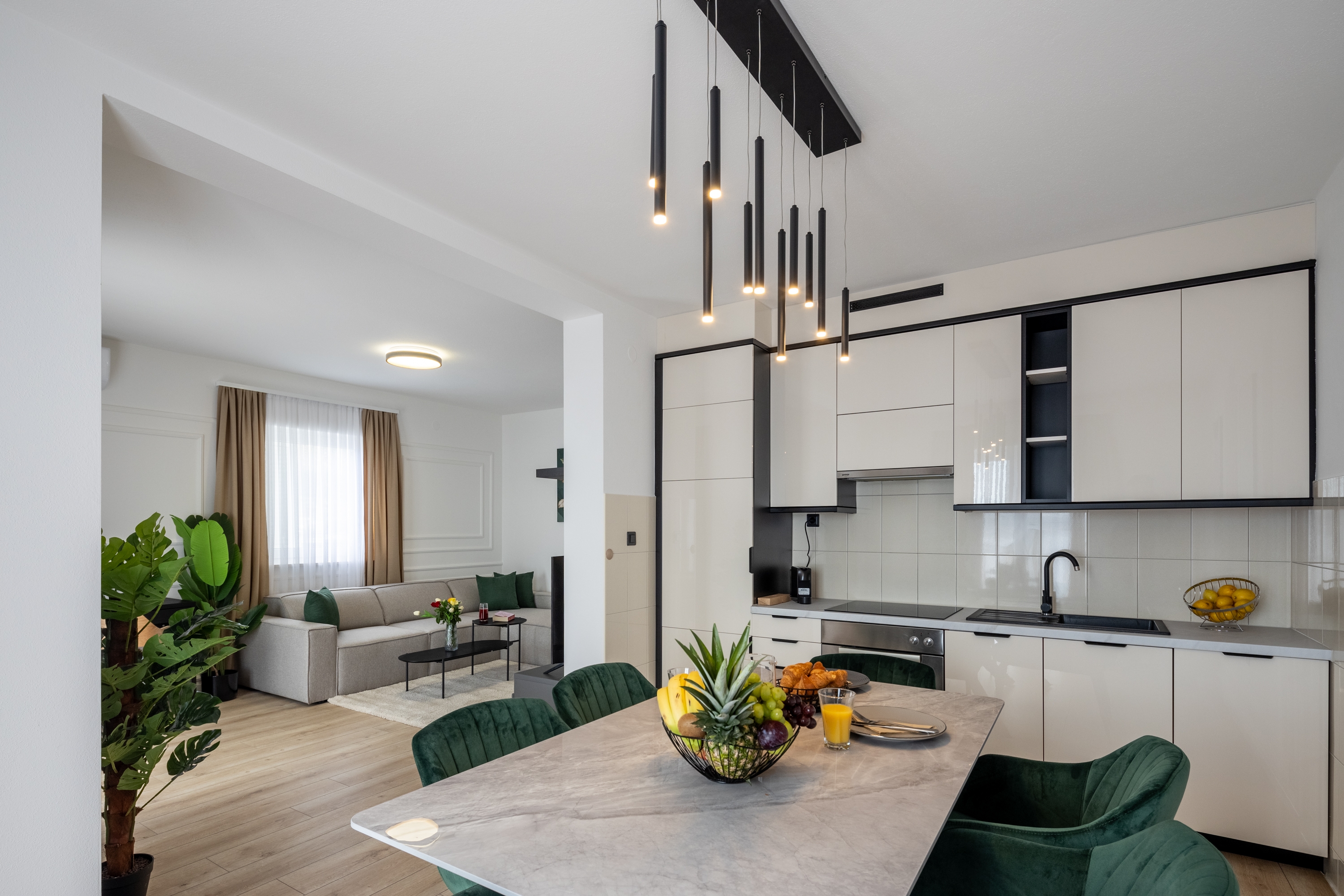 Two bedroom apartment with balcony and sea view Seget Donji, Trogir  A-f