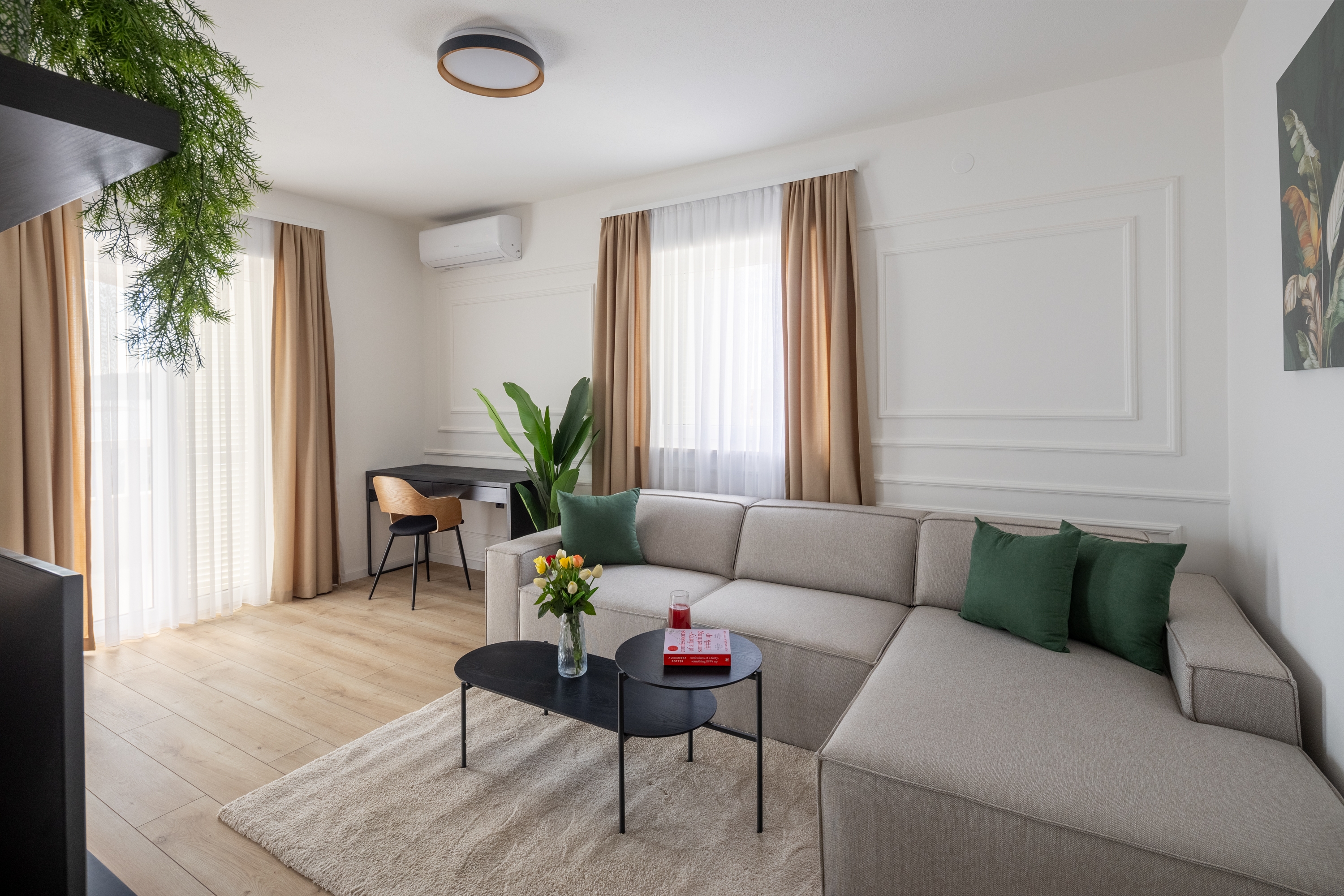 Two bedroom apartment with balcony and sea view Seget Donji, Trogir  A-f