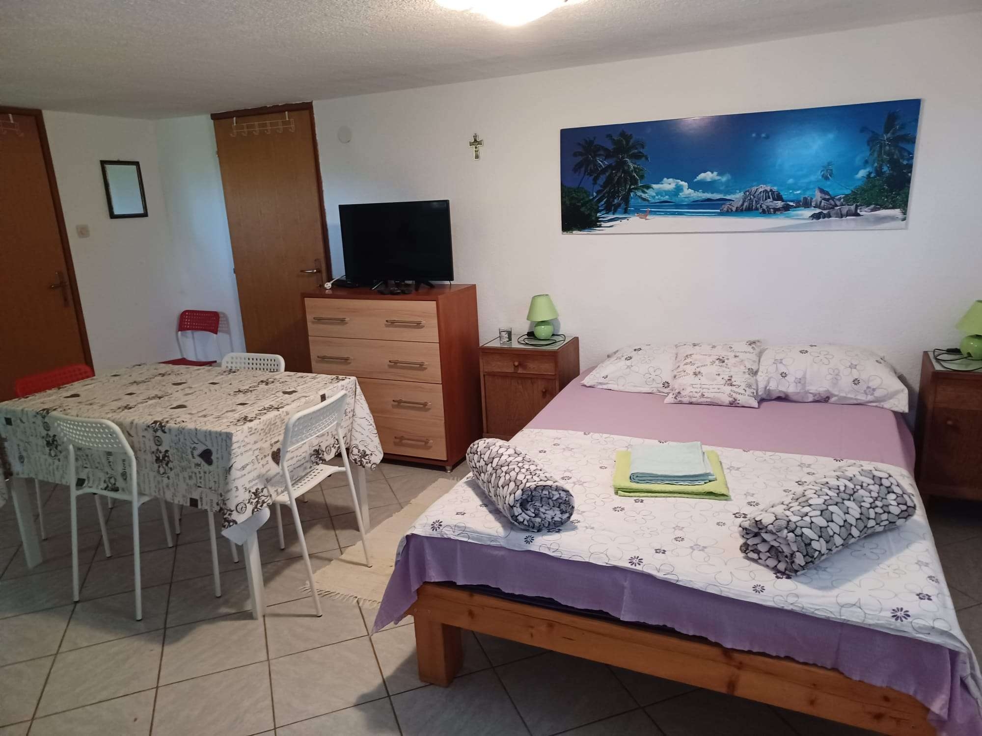 Studio flat with terrace and sea view Vinjerac, Zadar  AS-a