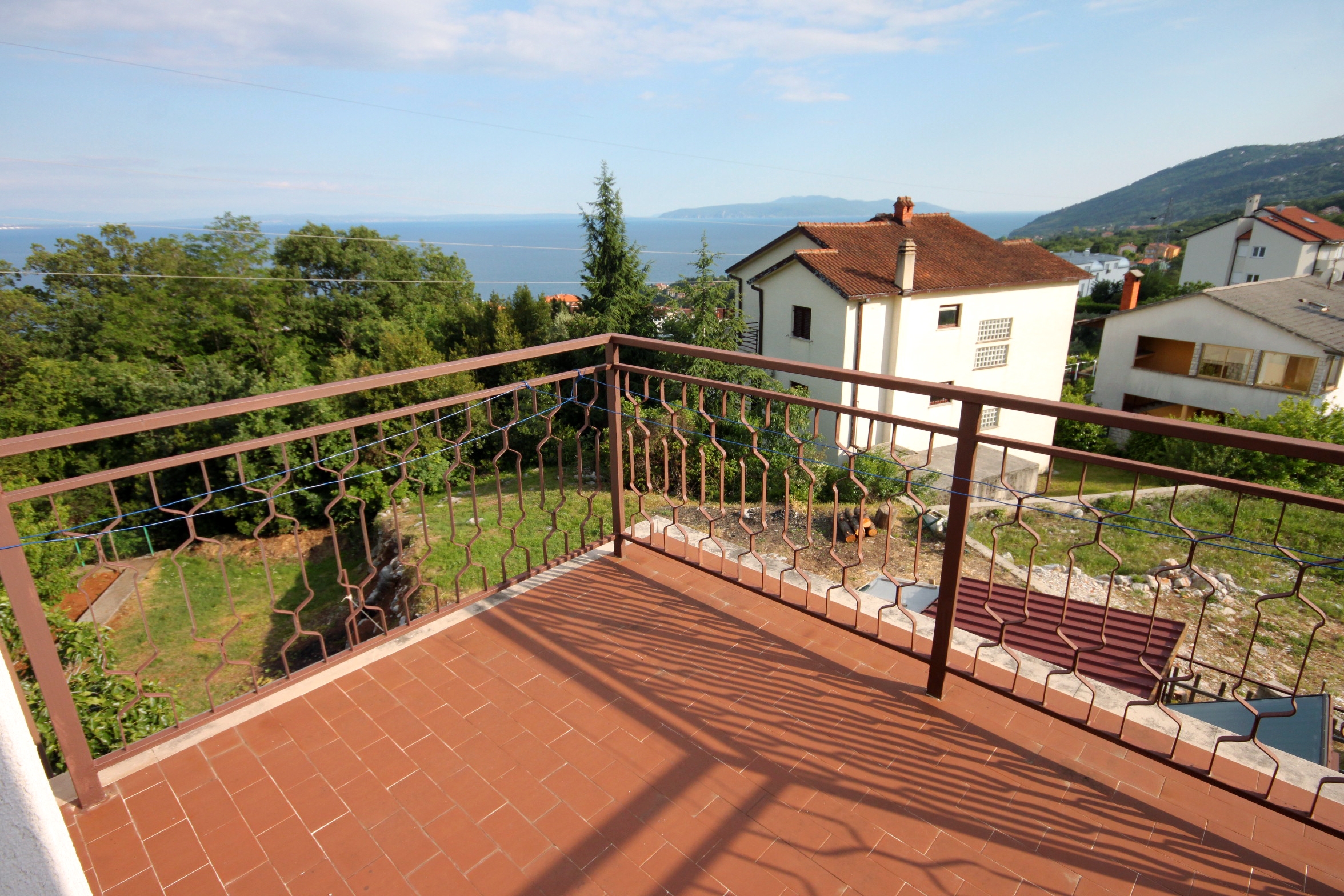 Room with terrace and sea view Ičići, Opatija (S-2315-c)