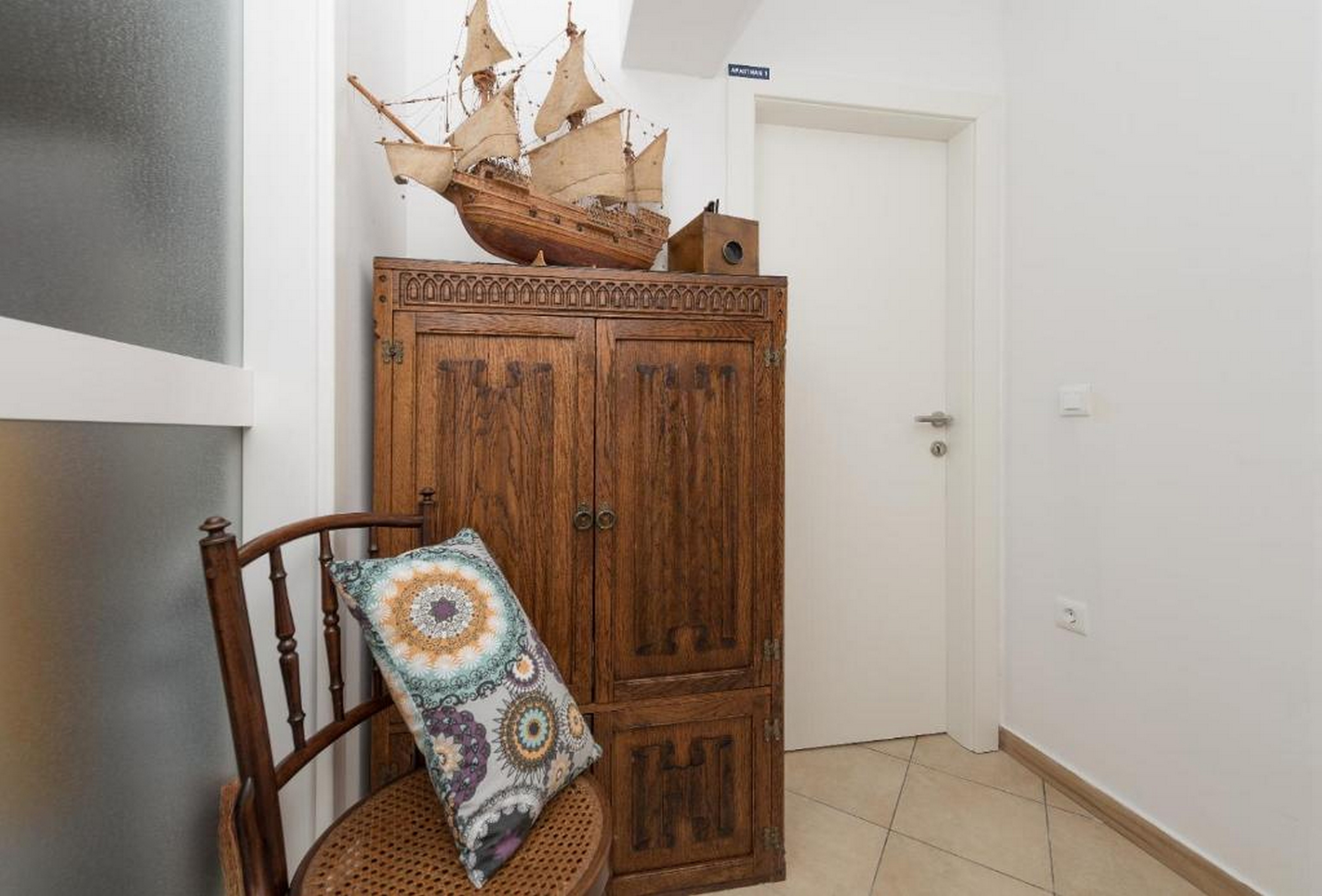 One bedroom apartment with balcony and sea view Makarska  A-a