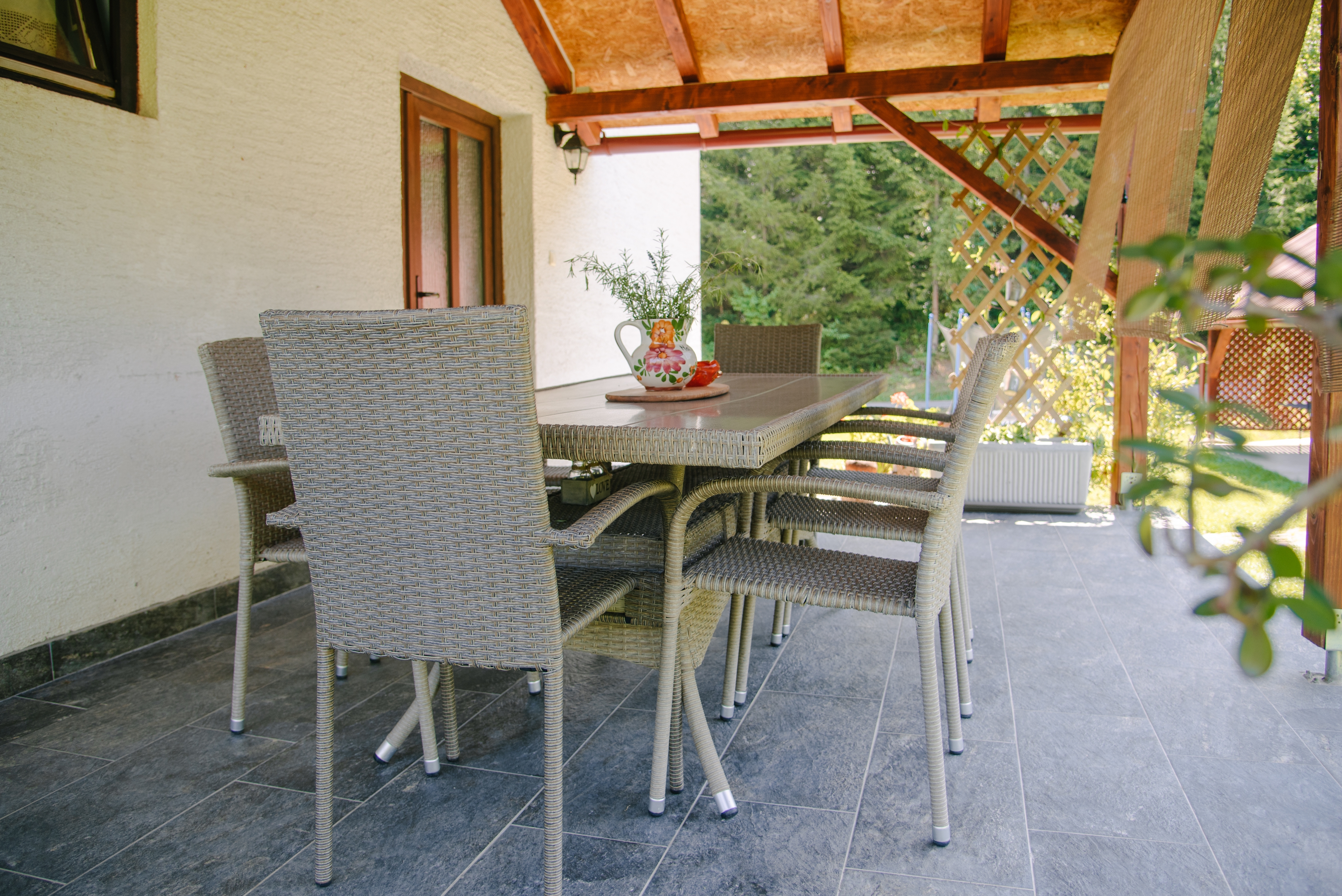 Two bedroom house with terrace Hreljin Ogulinski, Gorski kotar  K