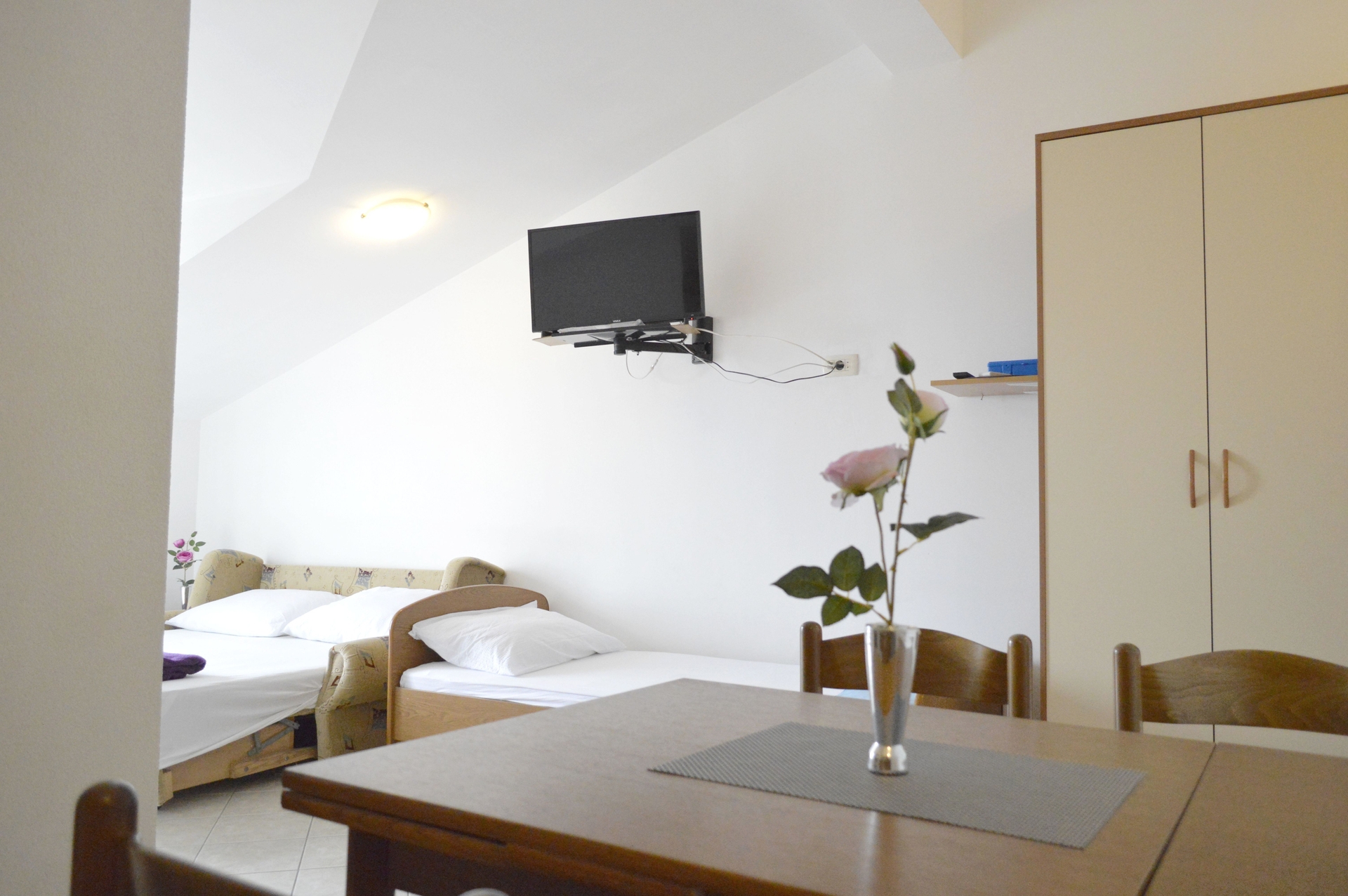One bedroom apartment with balcony and sea view Promajna, Makarska  A-b