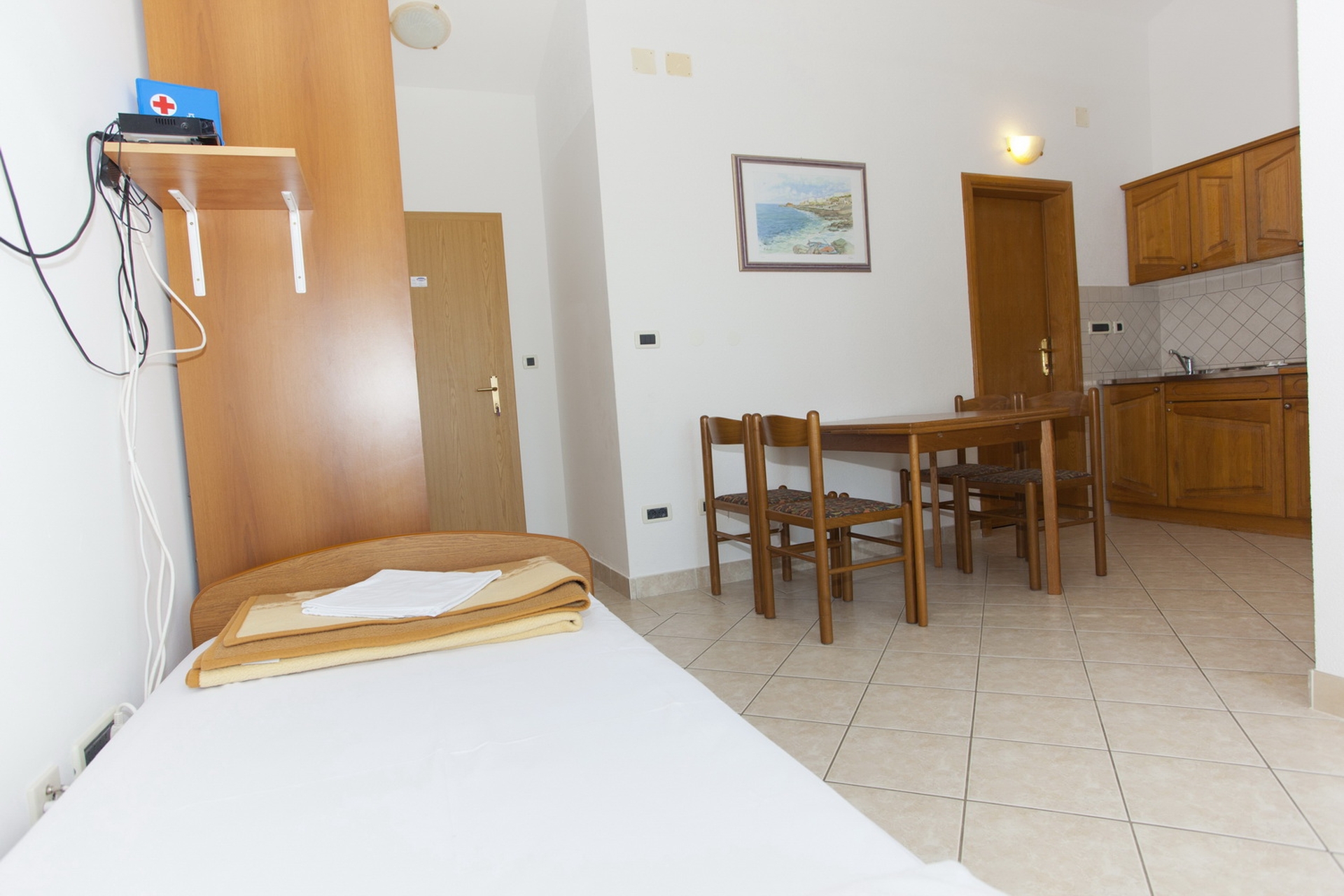 One bedroom apartment with balcony and sea view Promajna, Makarska  A-b