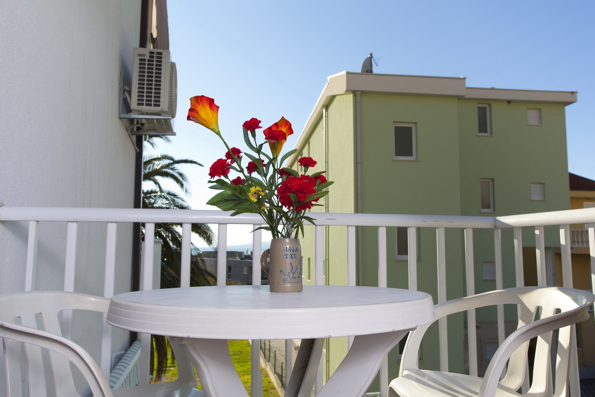 Studio flat with balcony Promajna, Makarska  AS-c