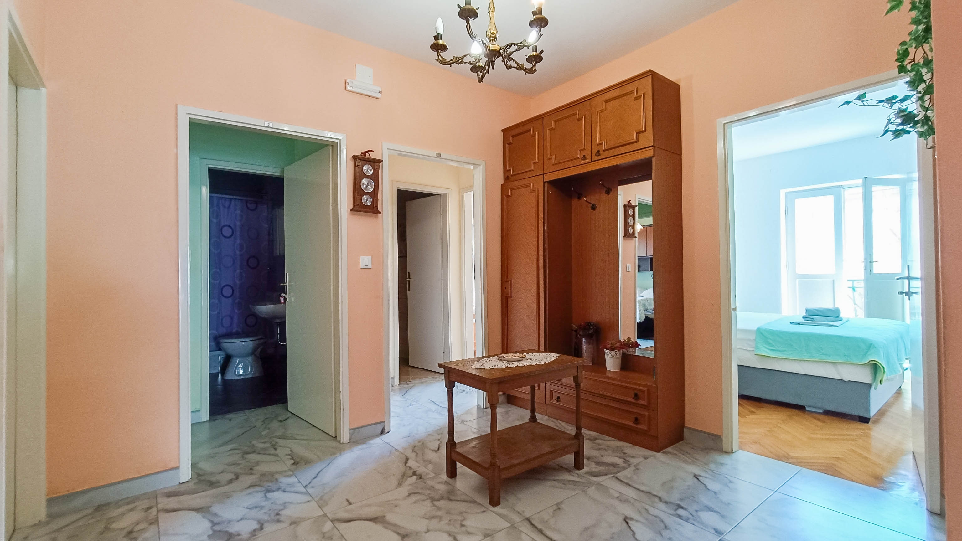 Four bedroom apartment near beach Promajna, Makarska  A-c