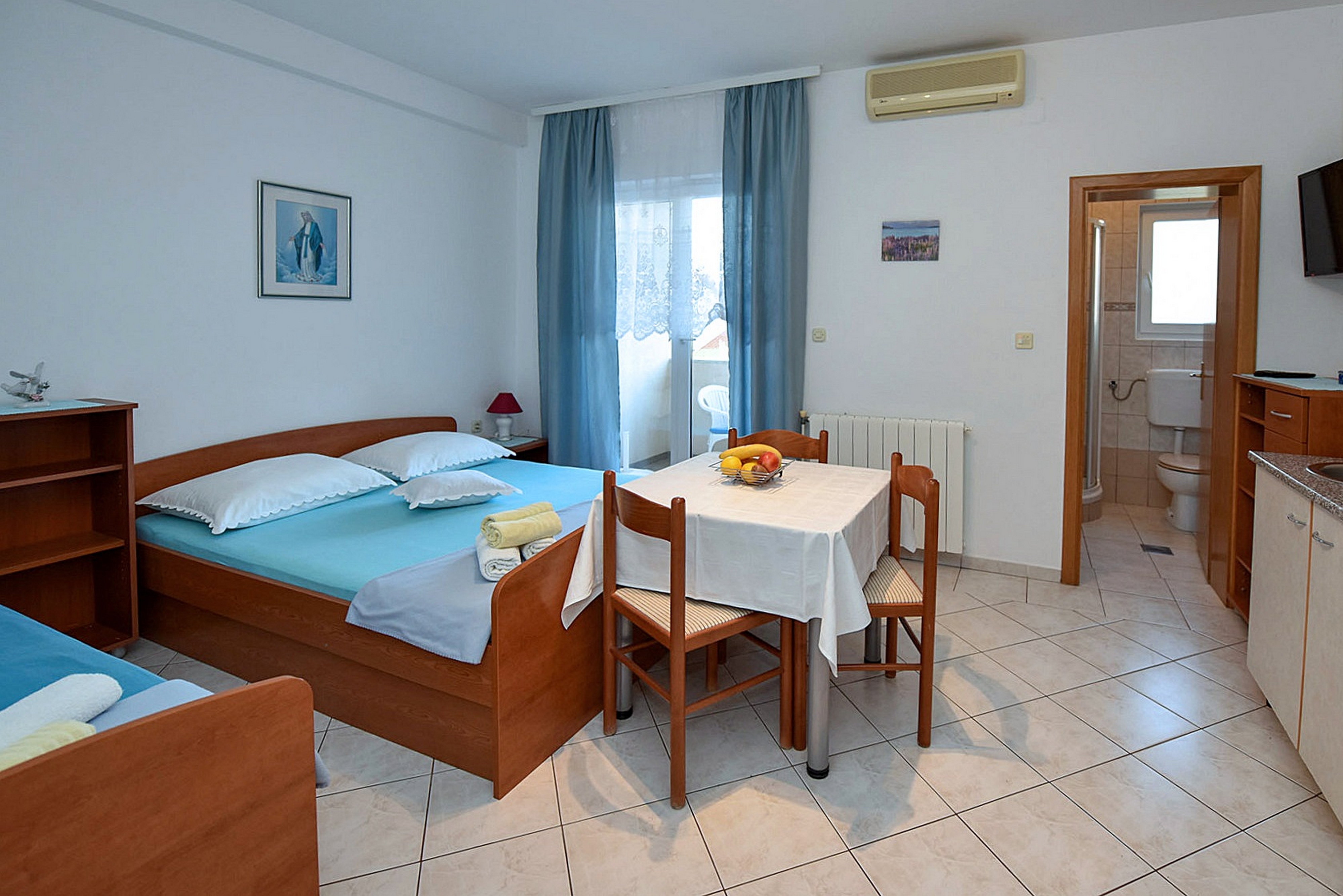 Studio flat with balcony Mandre, Pag (AS-23187-d)
