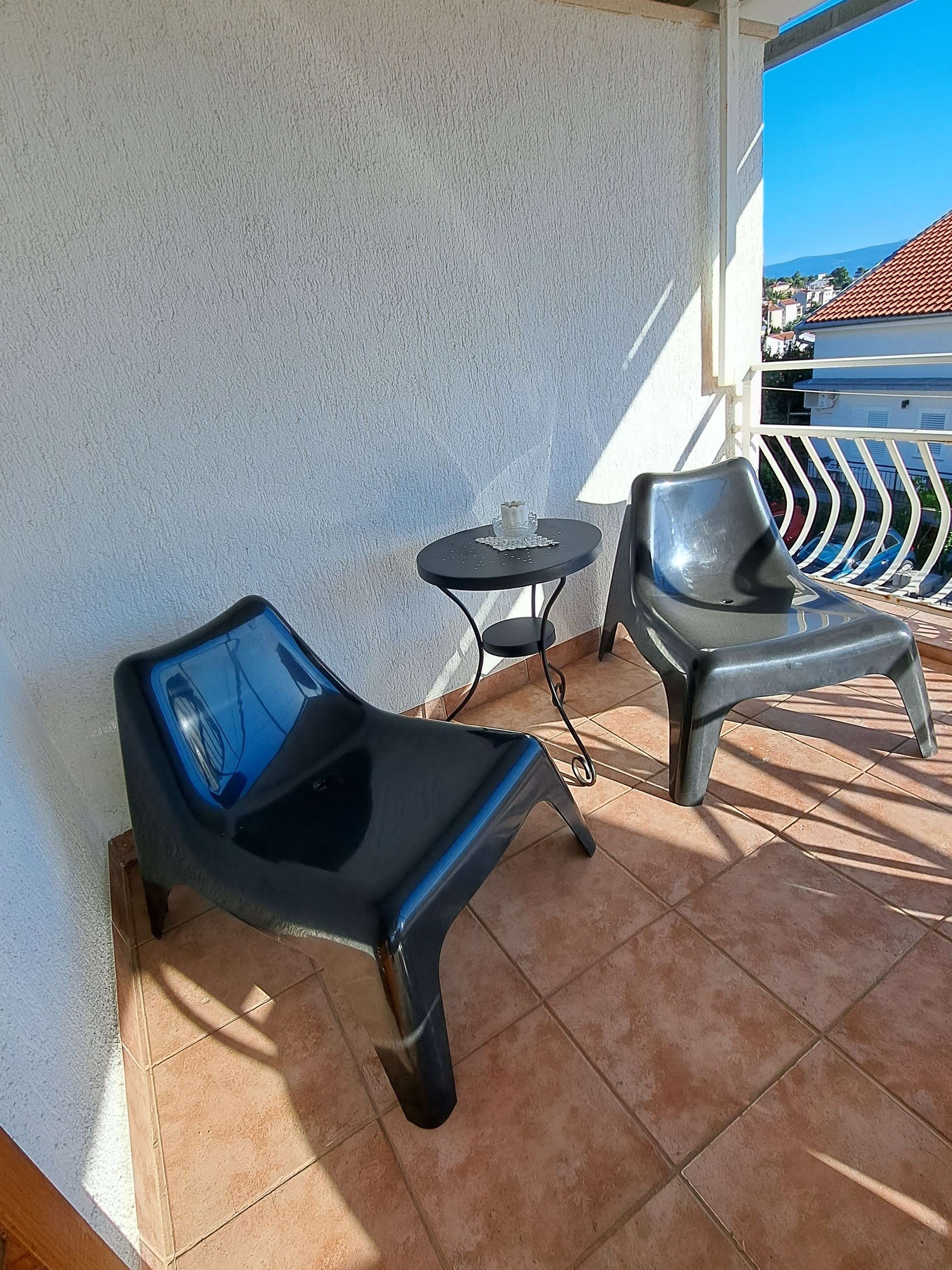 Two bedroom apartment with terrace and sea view Selce, Crikvenica  A-a