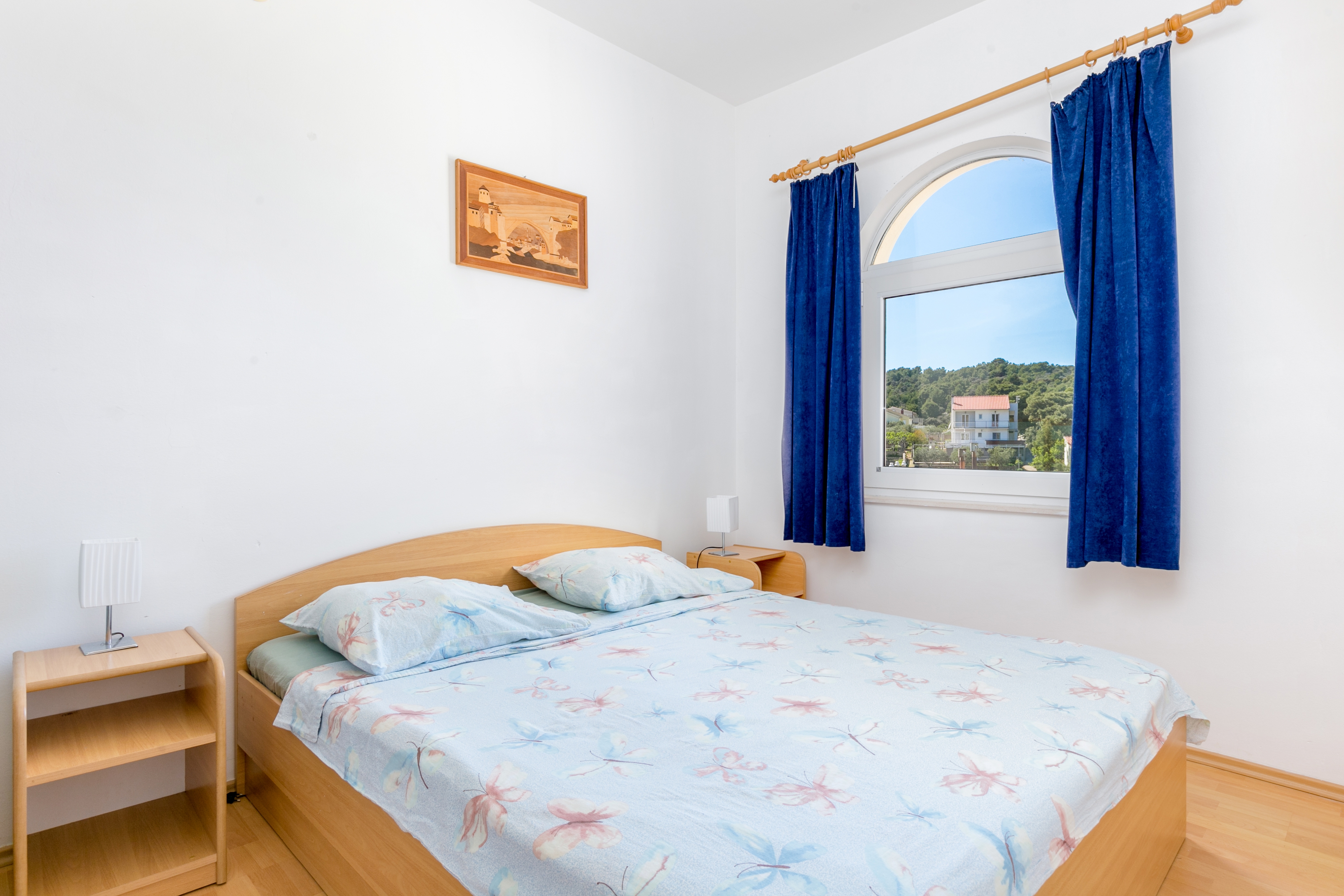 Two bedroom apartment with balcony and sea view Ražanj, Rogoznica  A-a