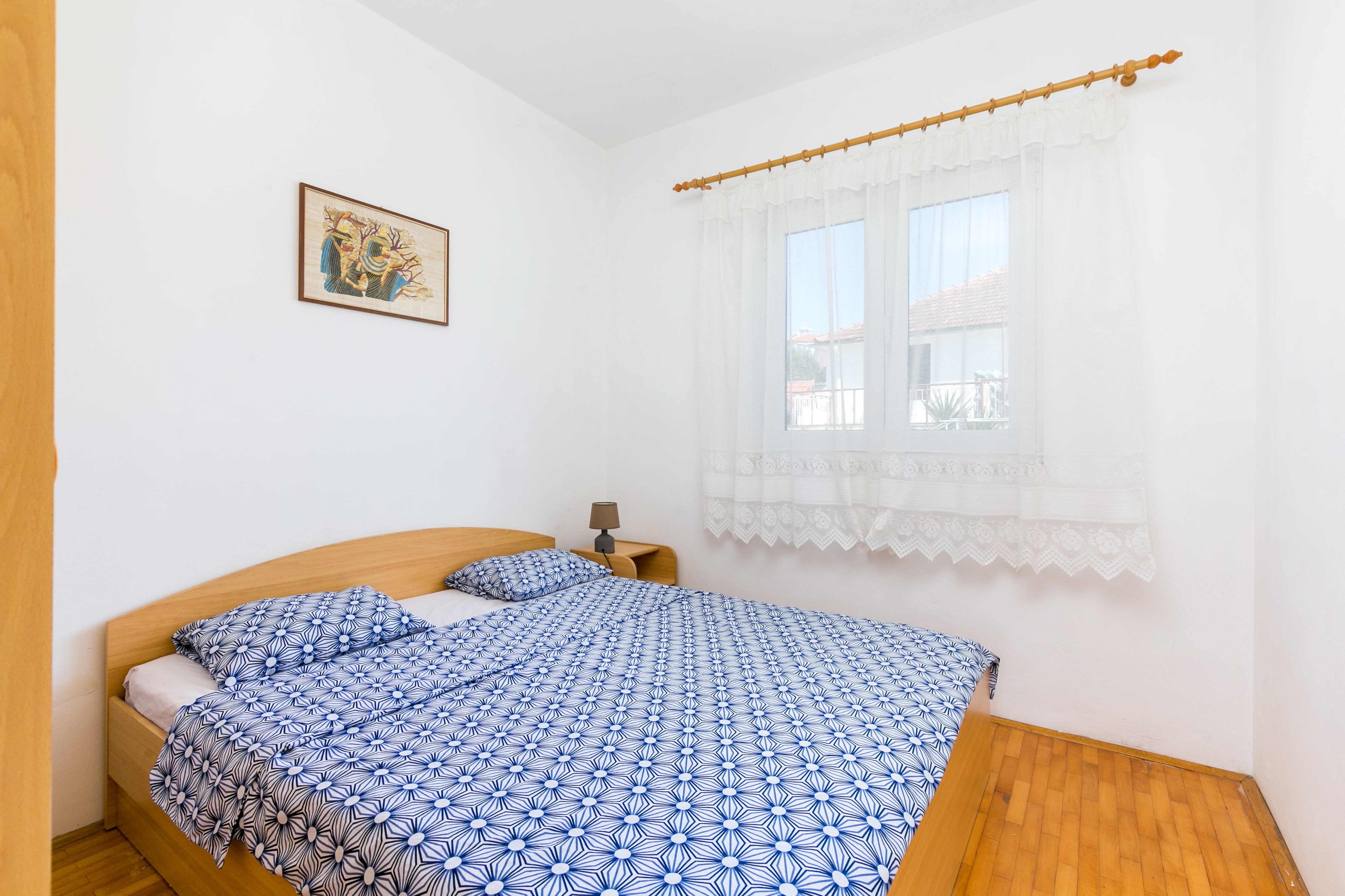 Two bedroom apartment with balcony and sea view Ražanj, Rogoznica  A-a