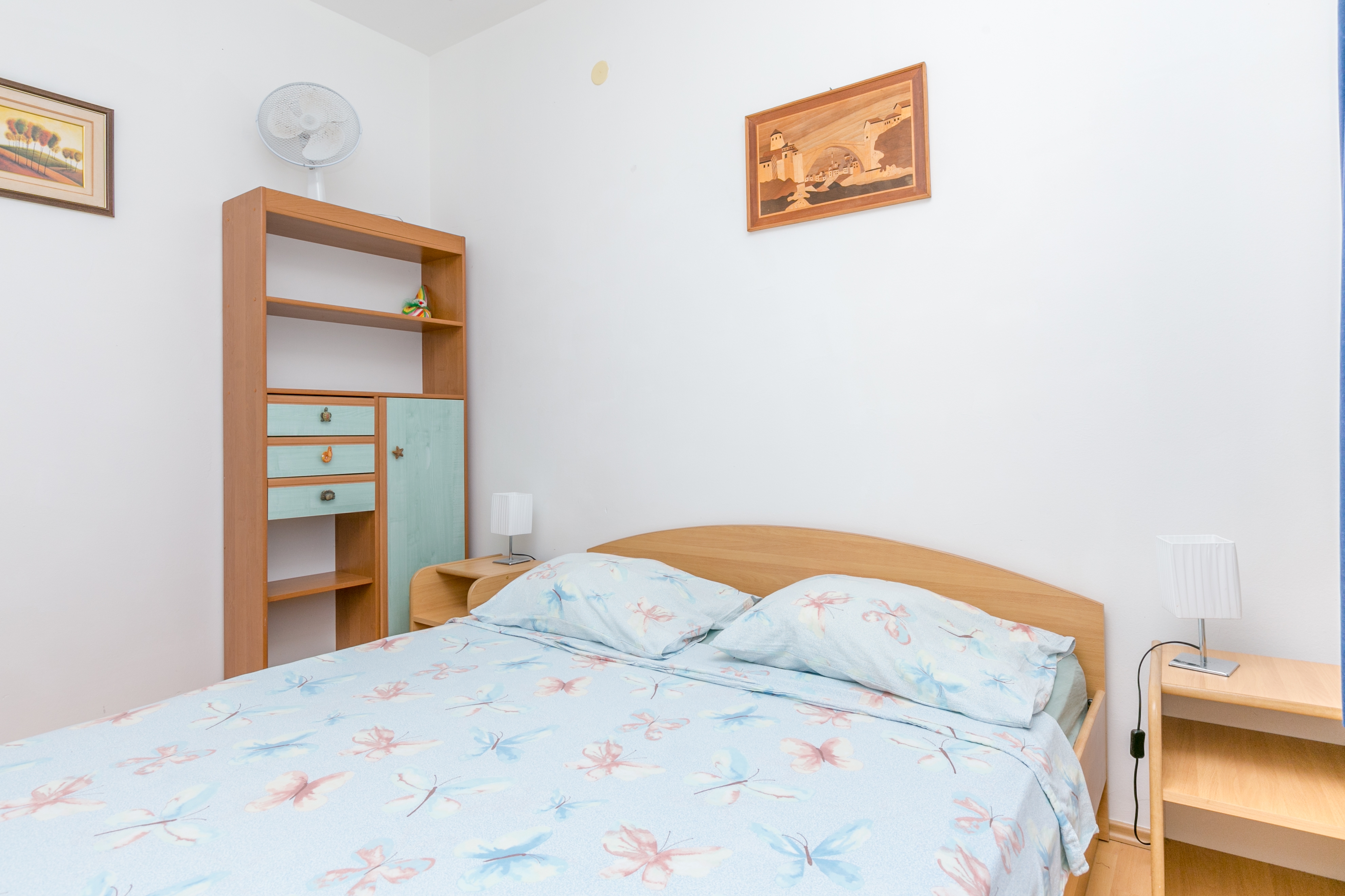 Two bedroom apartment with balcony and sea view Ražanj, Rogoznica  A-a