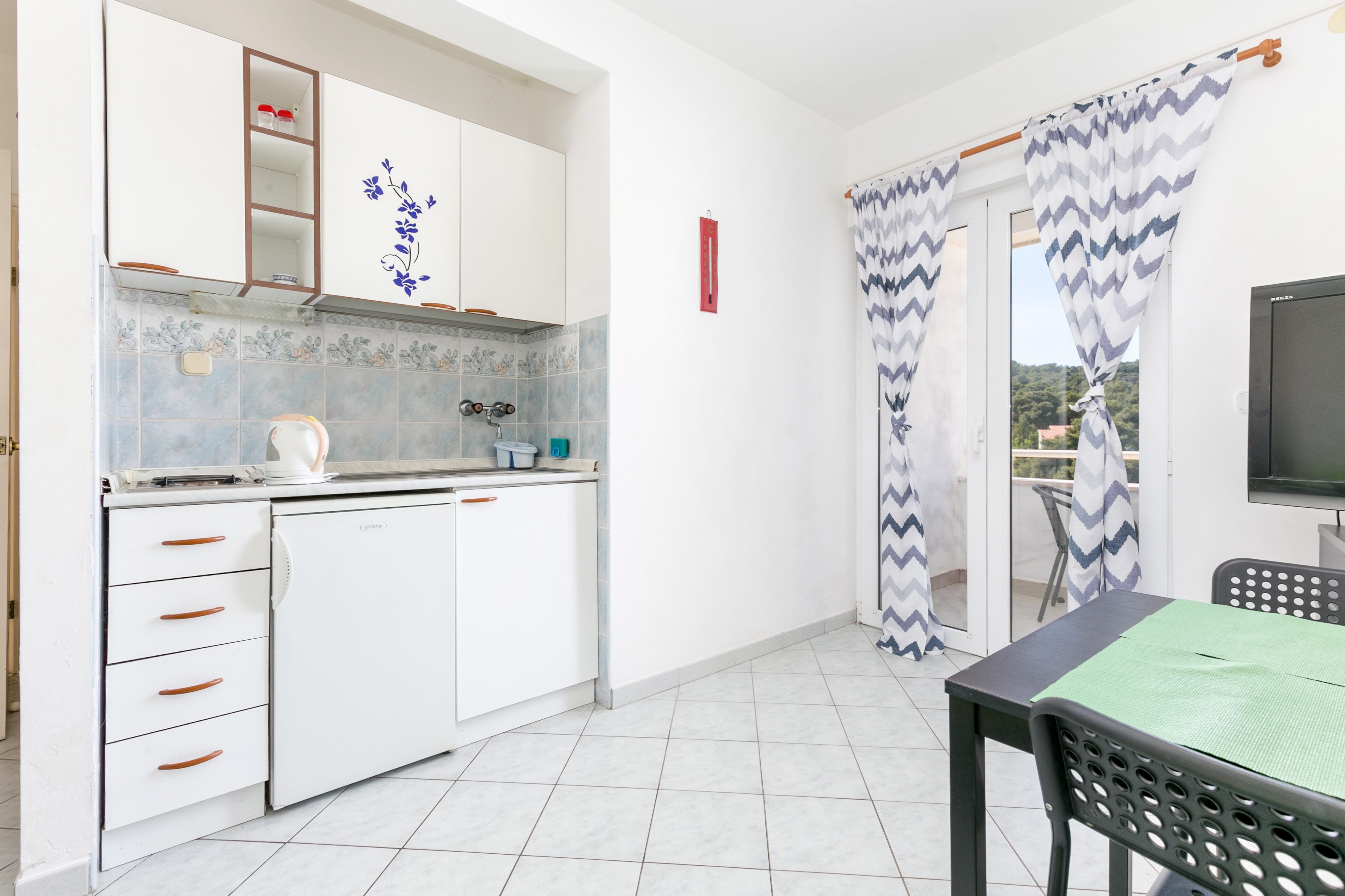 Two bedroom apartment with balcony and sea view Ražanj, Rogoznica  A-a