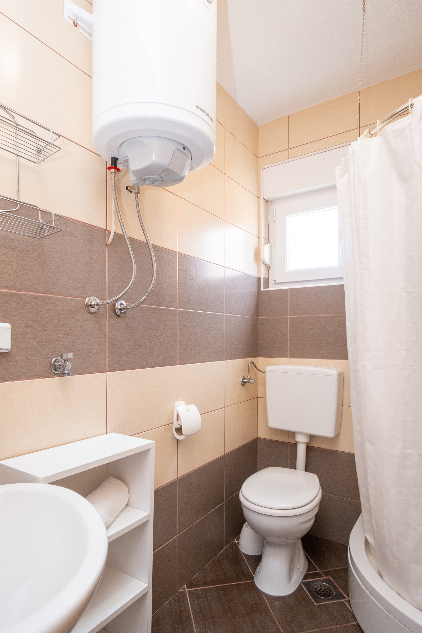One bedroom apartment with balcony and sea view Vir  A-c